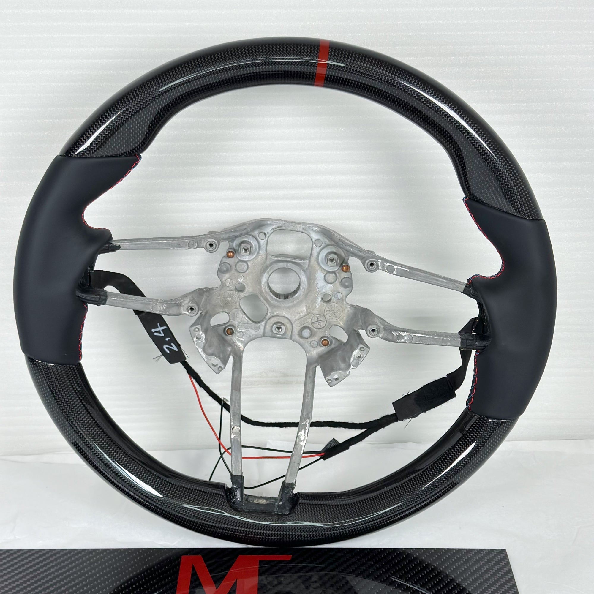 Dry-Carbon Lenkrad passend für Porsche 911 Cayenne Macan Cayman Boxster Panamera – Cockpit-Veredelung