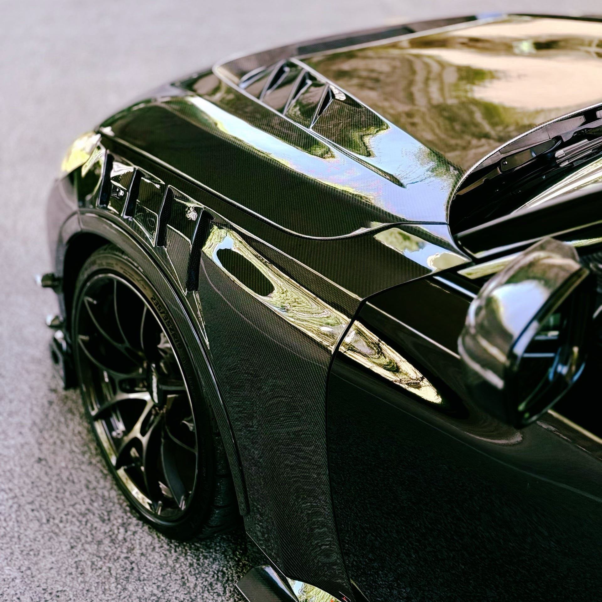 Dry Carbon Kotflügel Ersatz für BMW 2er M240i G42 M2 G87 inkl. LCI und CS