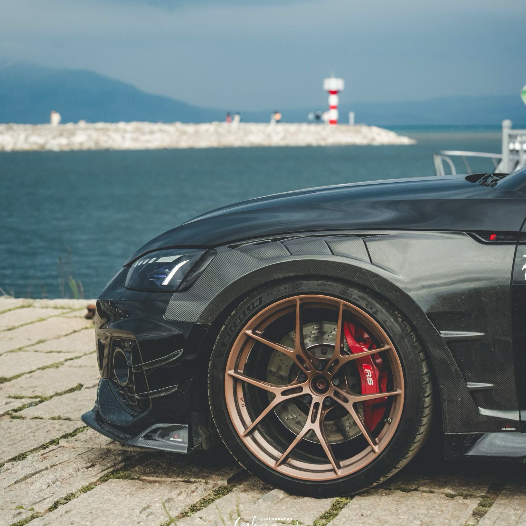 Dry Carbon Kotflügel Ersatz für Audi RS5 B9 Co-Branding mit AE DESIGN inkl. Eintragung