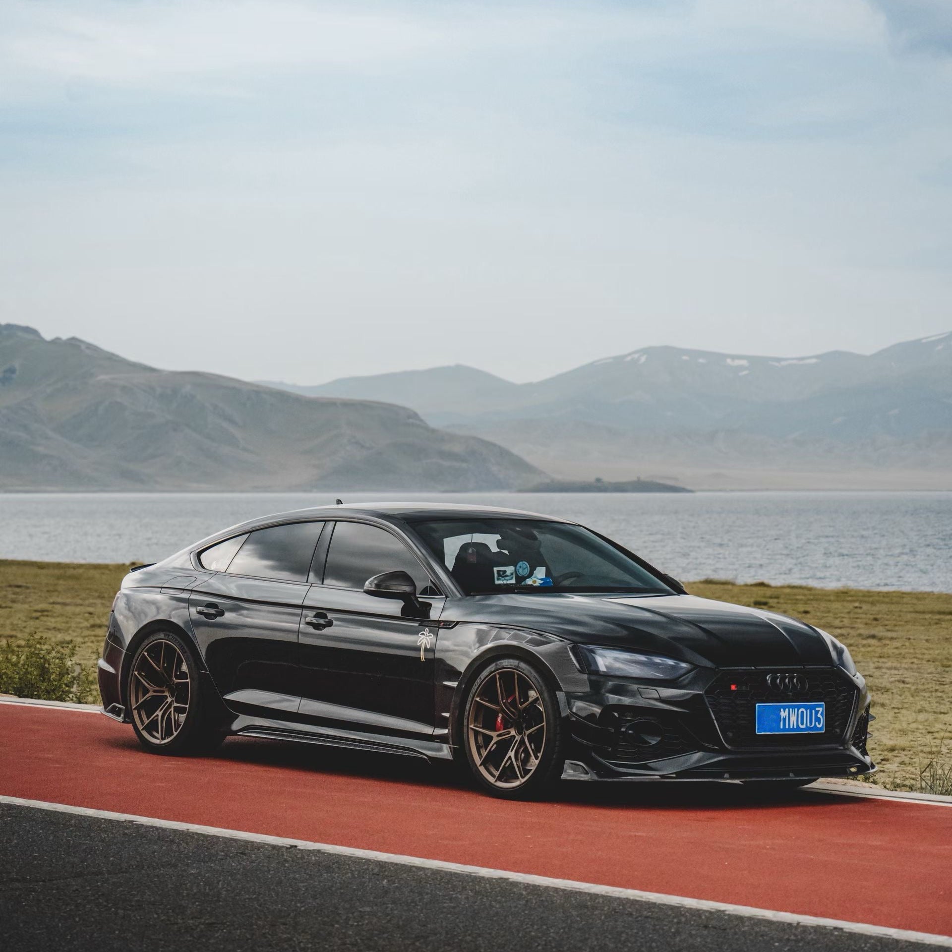 Dry Carbon Kotflügel Ersatz für Audi RS5 B9 Co-Branding mit AE DESIGN inkl. Eintragung