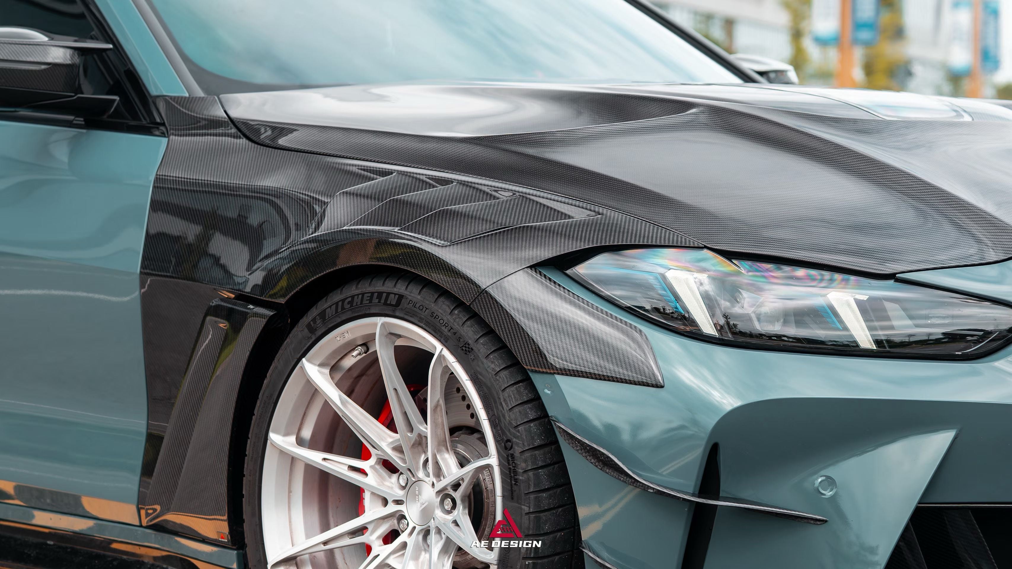 Dry Carbon Kotflügel Ersatz für BMW M3 G80 G81 M4 G82 G83 inkl. Eintragung