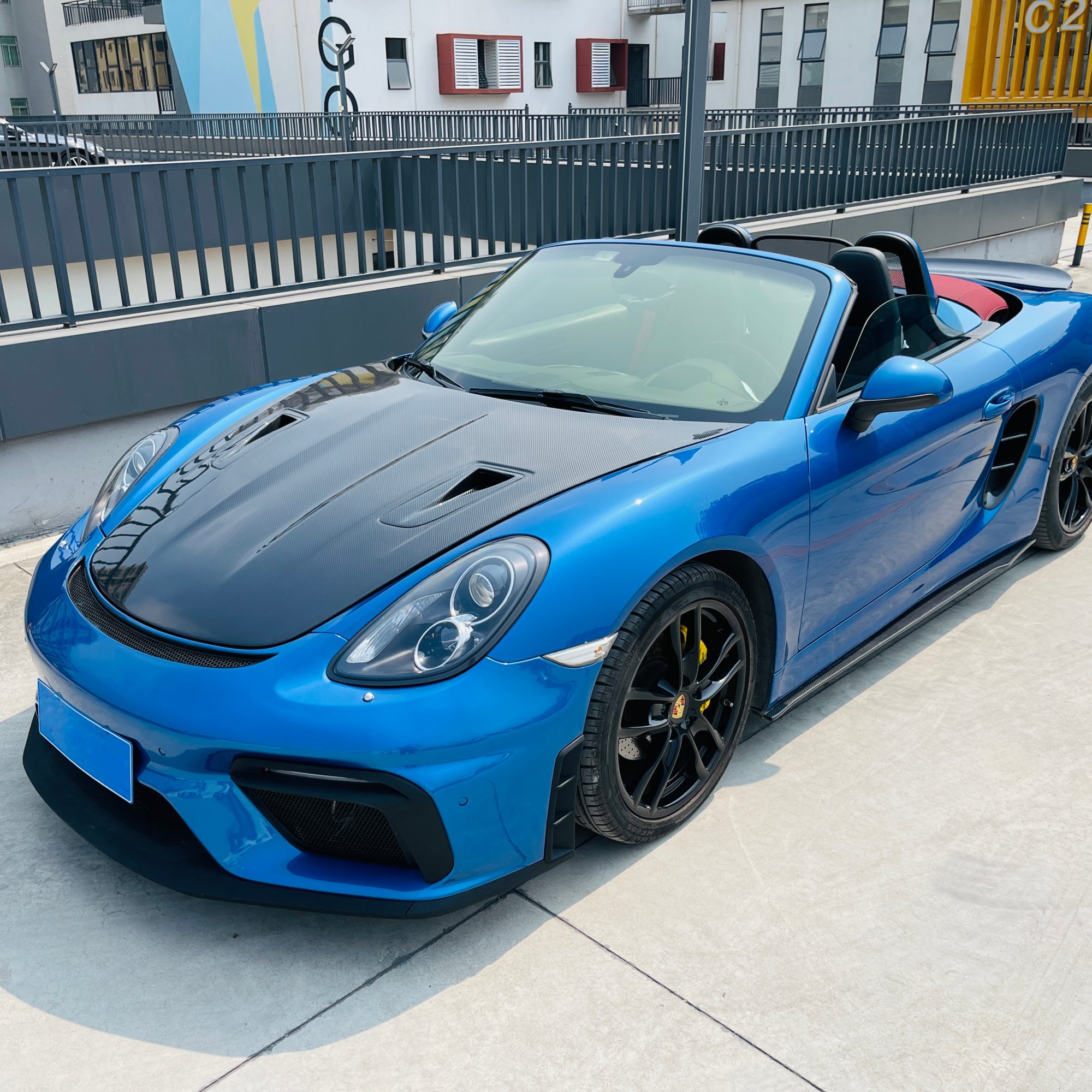 Dry-Carbon Motorhaube „GT-Style“ passend für Porsche 911 991 & 718/Cayman/Boxster (981/982) – Leichtbau