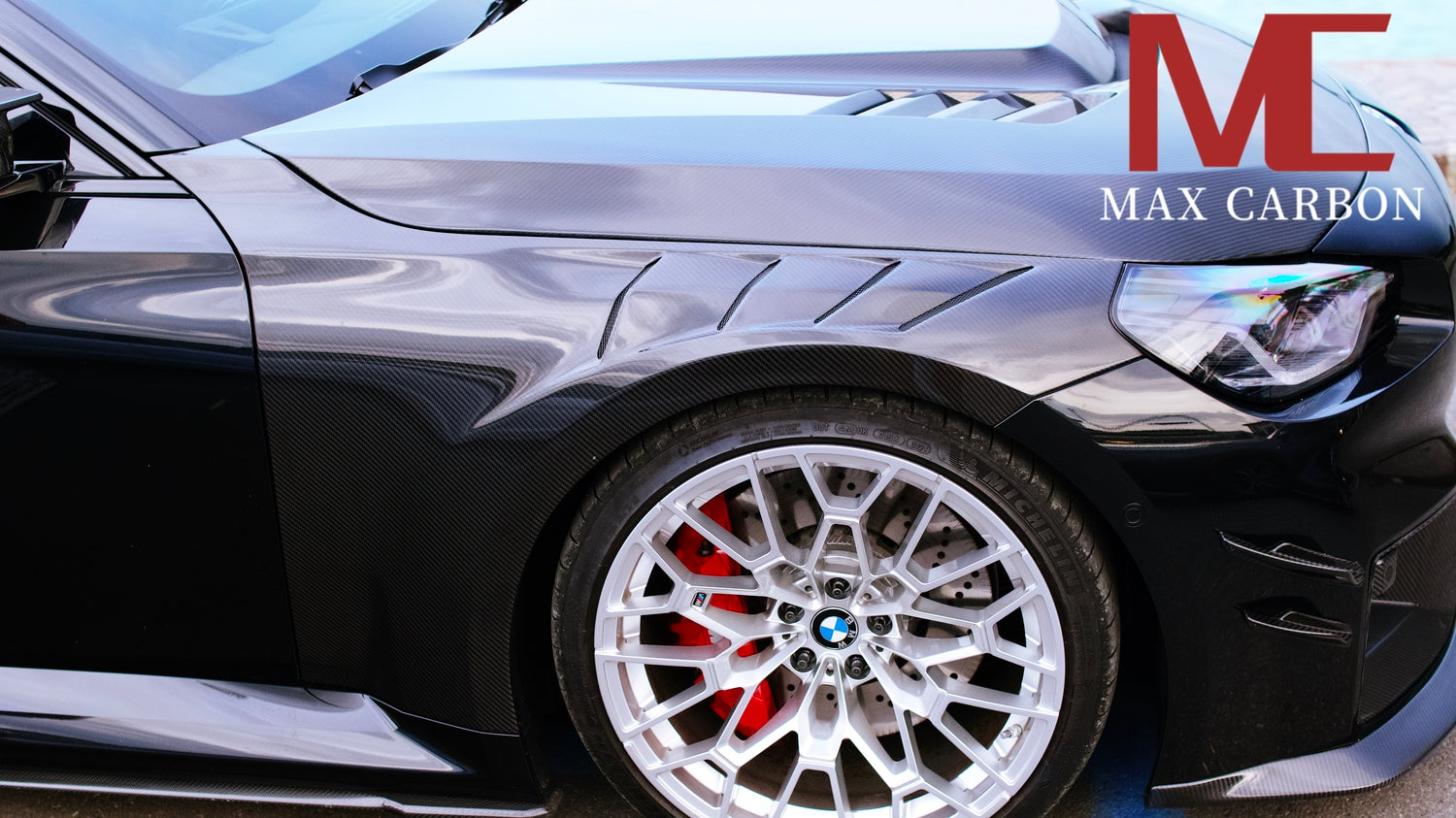 Carbon-Kotflügel passend für BMW 2er G42 M240i/M2 G87 inkl. LCI und CS