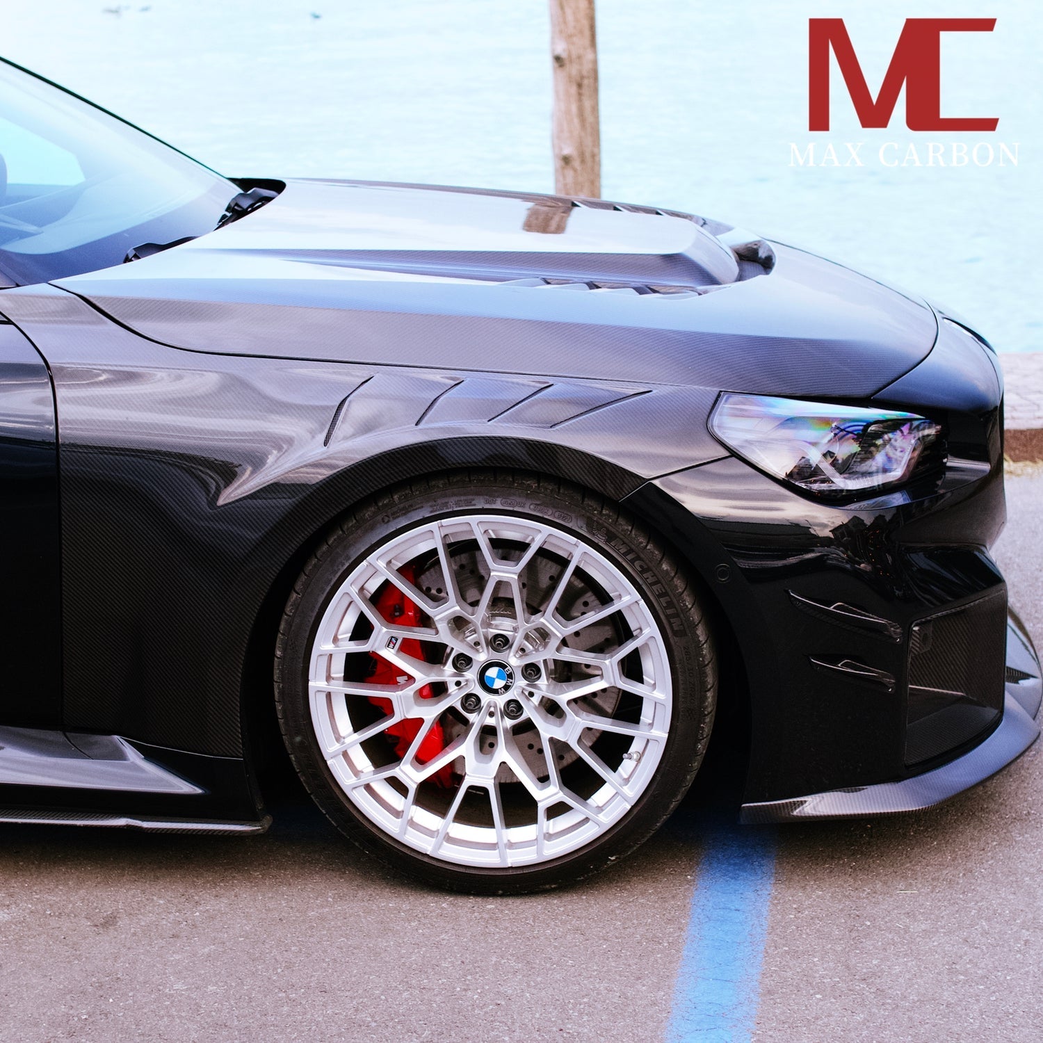 Carbon-Kotflügel passend für BMW 2er G42 M240i/M2 G87 inkl. LCI und CS