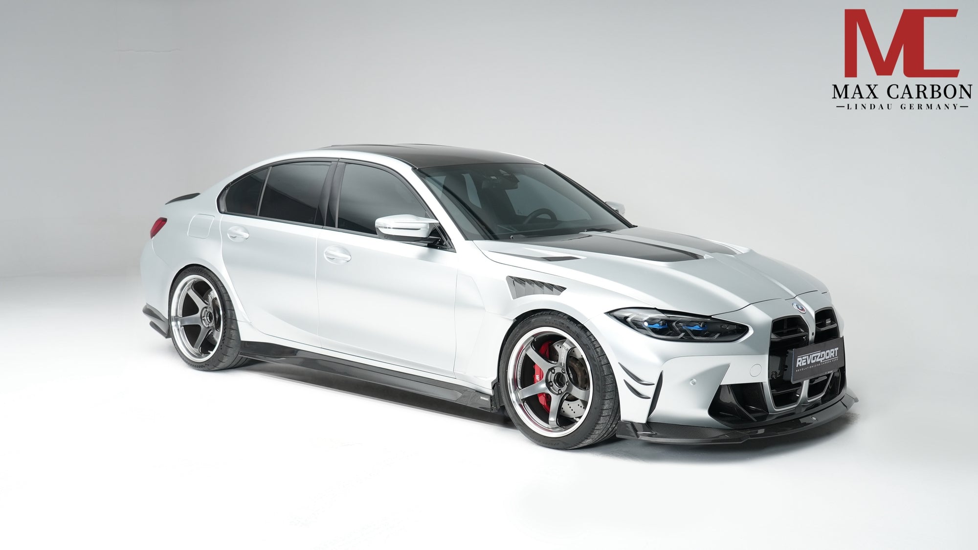 Carbon Frontlippe Trim passend für BMW M3 G80/G81 und M4 G82/G83, Echtcarbon - Getsdowned