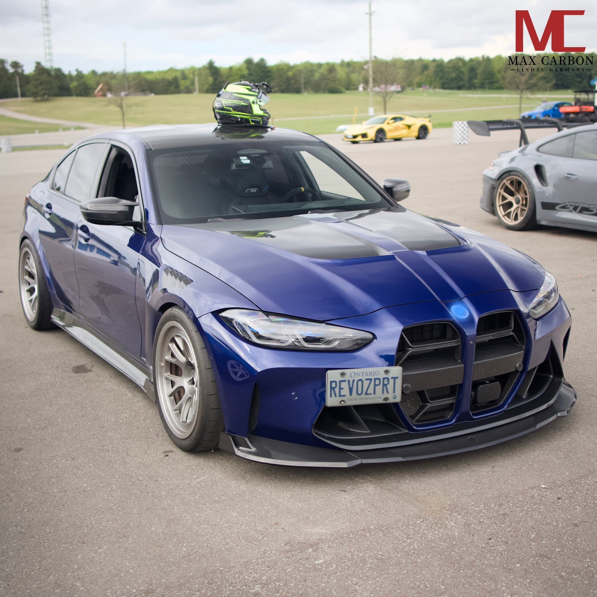 Carbon Frontlippe Trim passend für BMW M3 G80/G81 und M4 G82/G83, Echtcarbon - Getsdowned