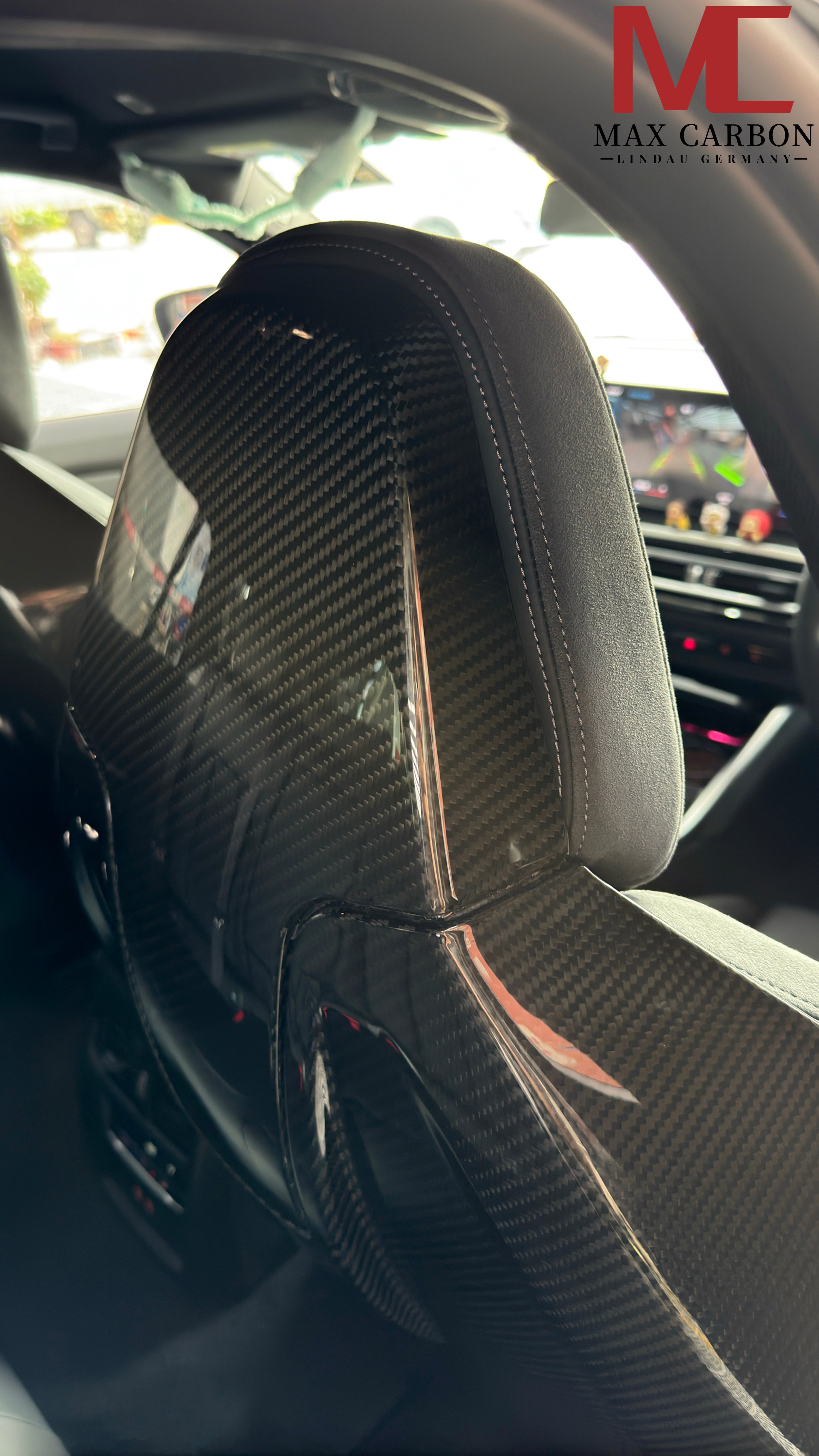 Dry Carbon Sitzcover Ersatz Sportsitz für BMW M2 G87 M4 G82 G83