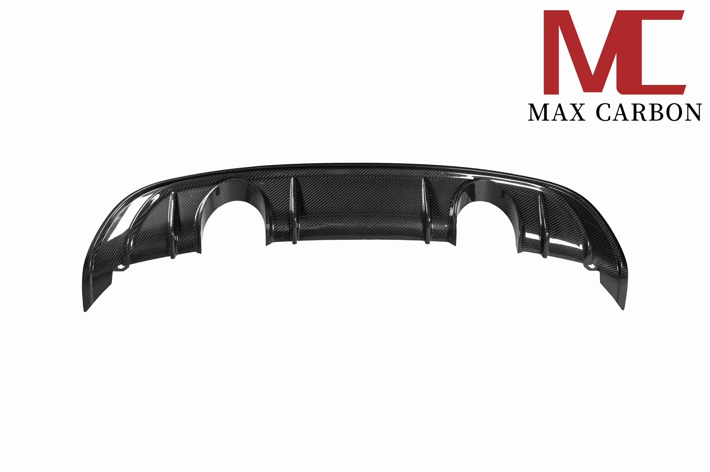 Dry-Carbon Heckdiffusor GT-Style mit Endrohrblenden passend für Porsche Cayman & Boxster 982 – Heck-Optik