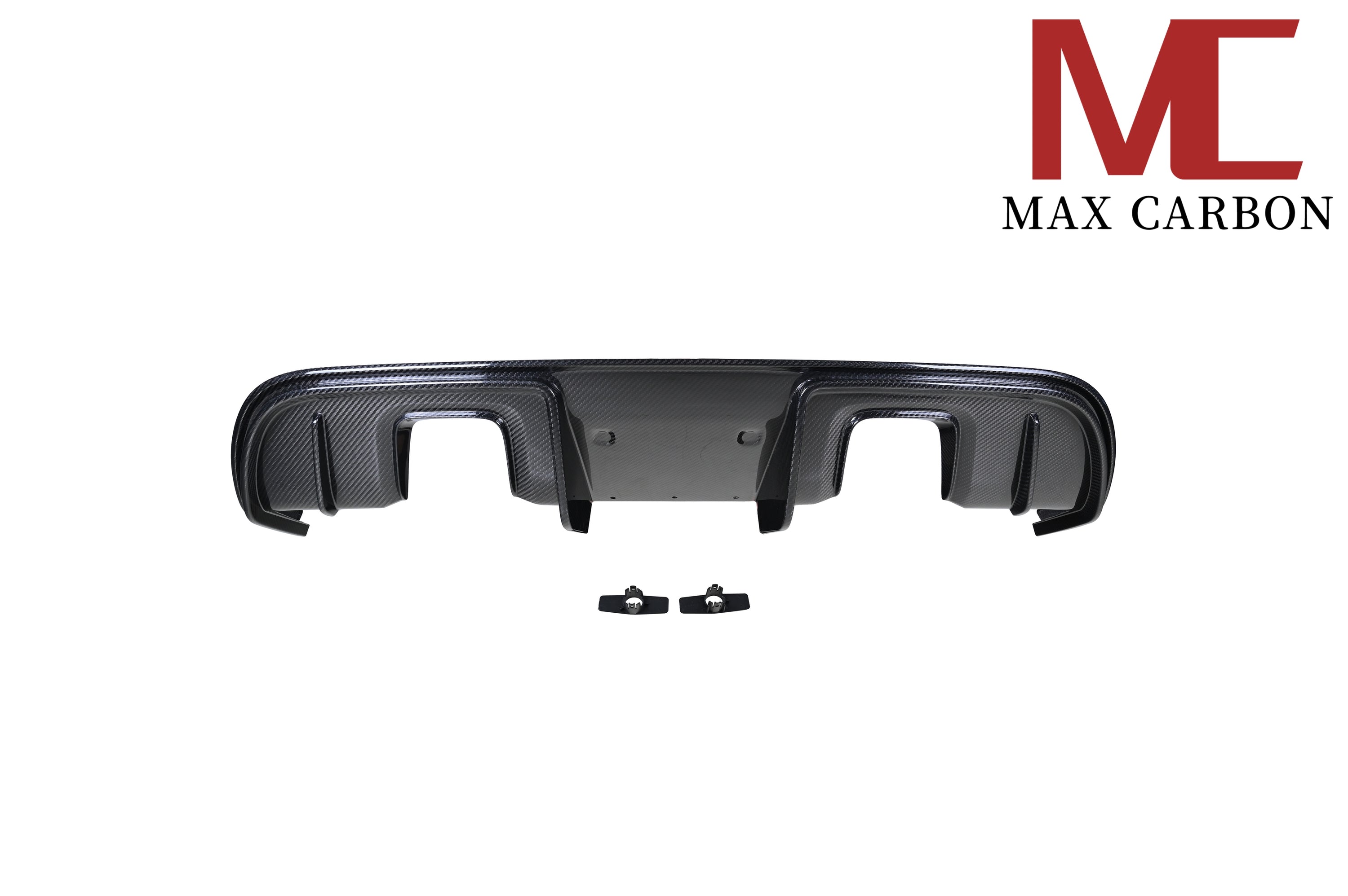 Dry-Carbon Heckdiffusor RS-Style mit Winglet-Flaps passend für Porsche Cayman & Boxster 718/982 – Heck-System