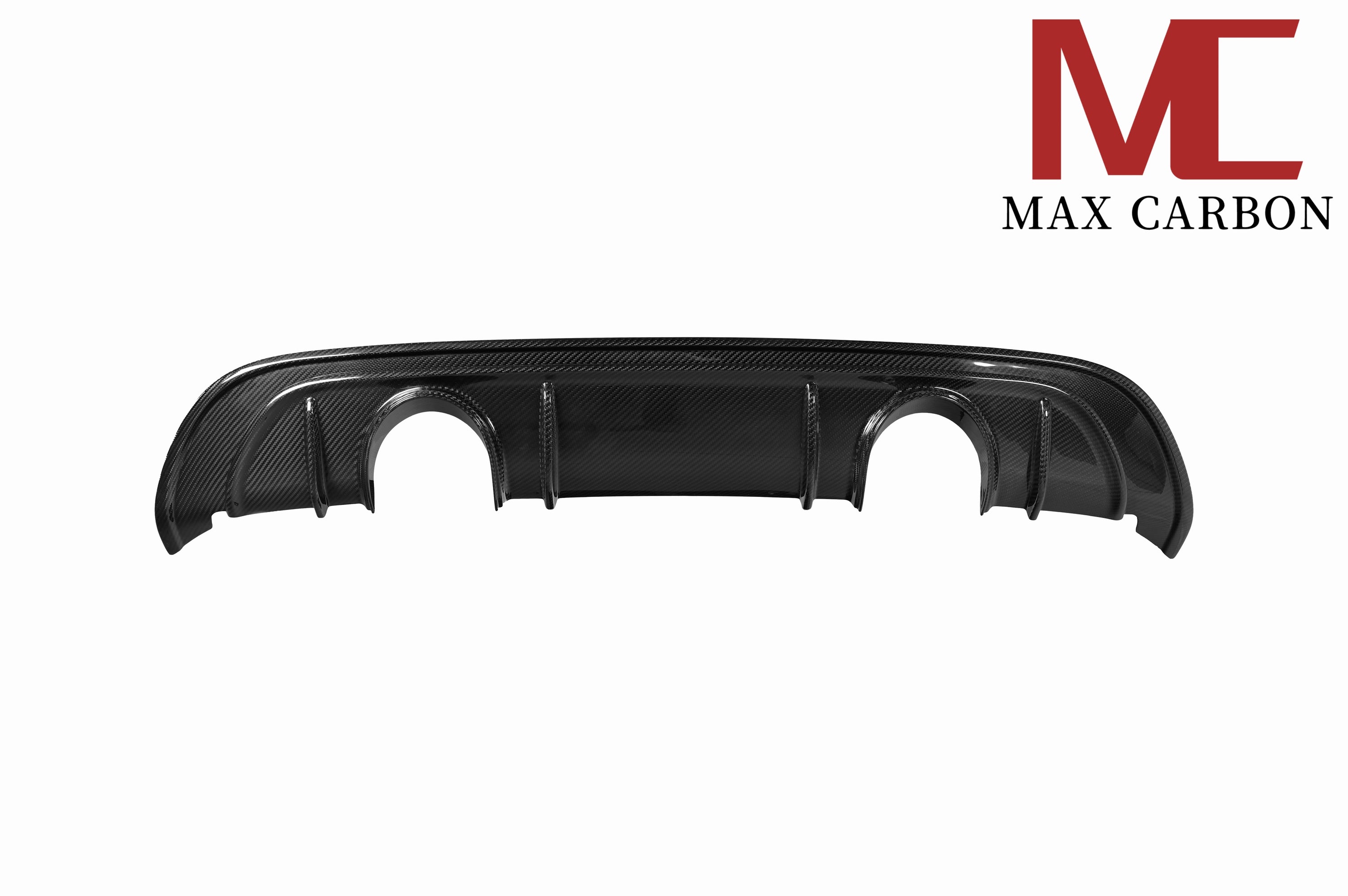 Dry-Carbon Heckdiffusor GT-Style mit Endrohrblenden passend für Porsche Cayman & Boxster 982 – Heck-Optik