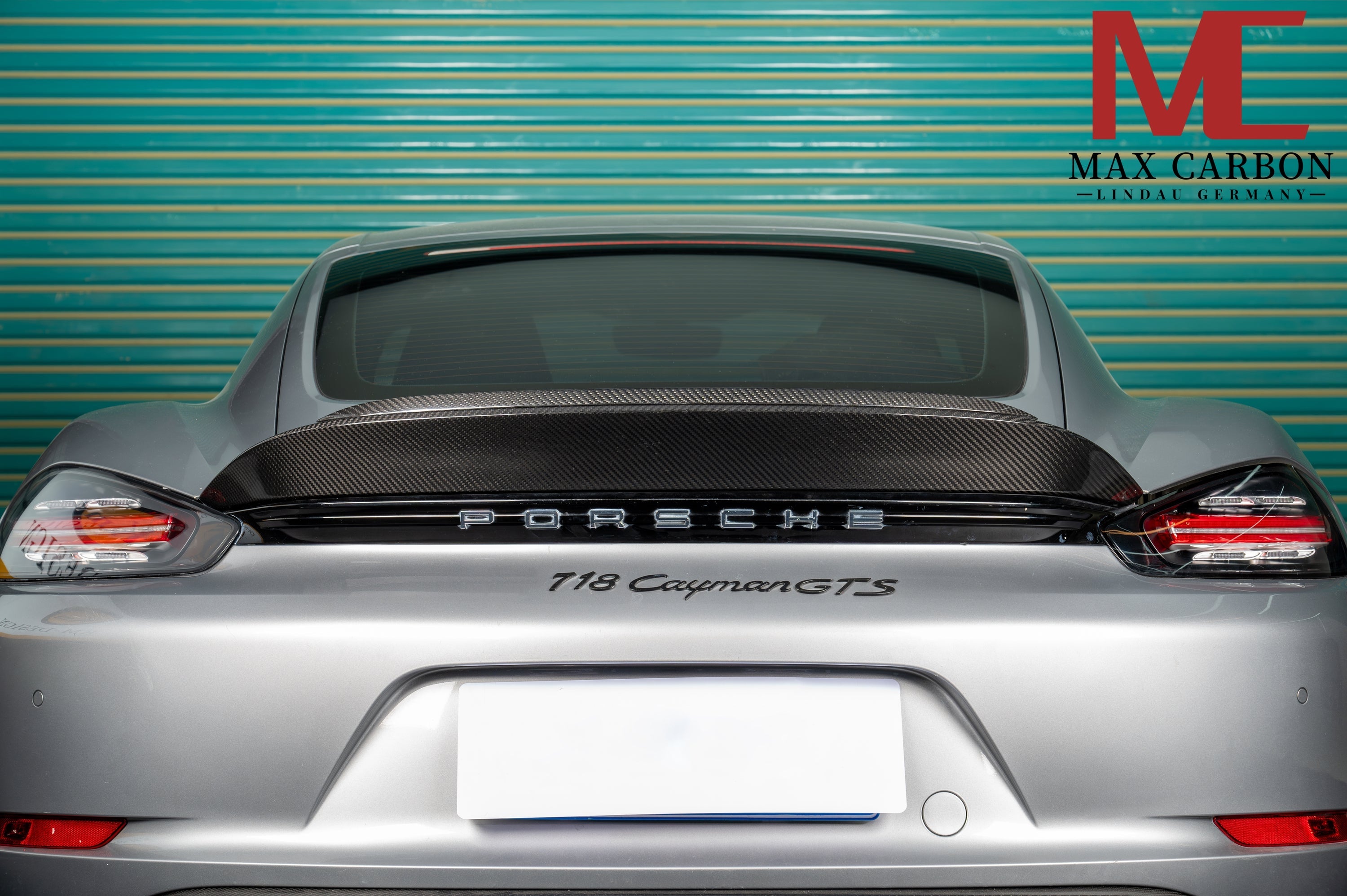 Dry-Carbon Heckspoiler „Ducktail“ passend für Porsche 718 Cayman & Boxster 982 – markanter Heckabriss