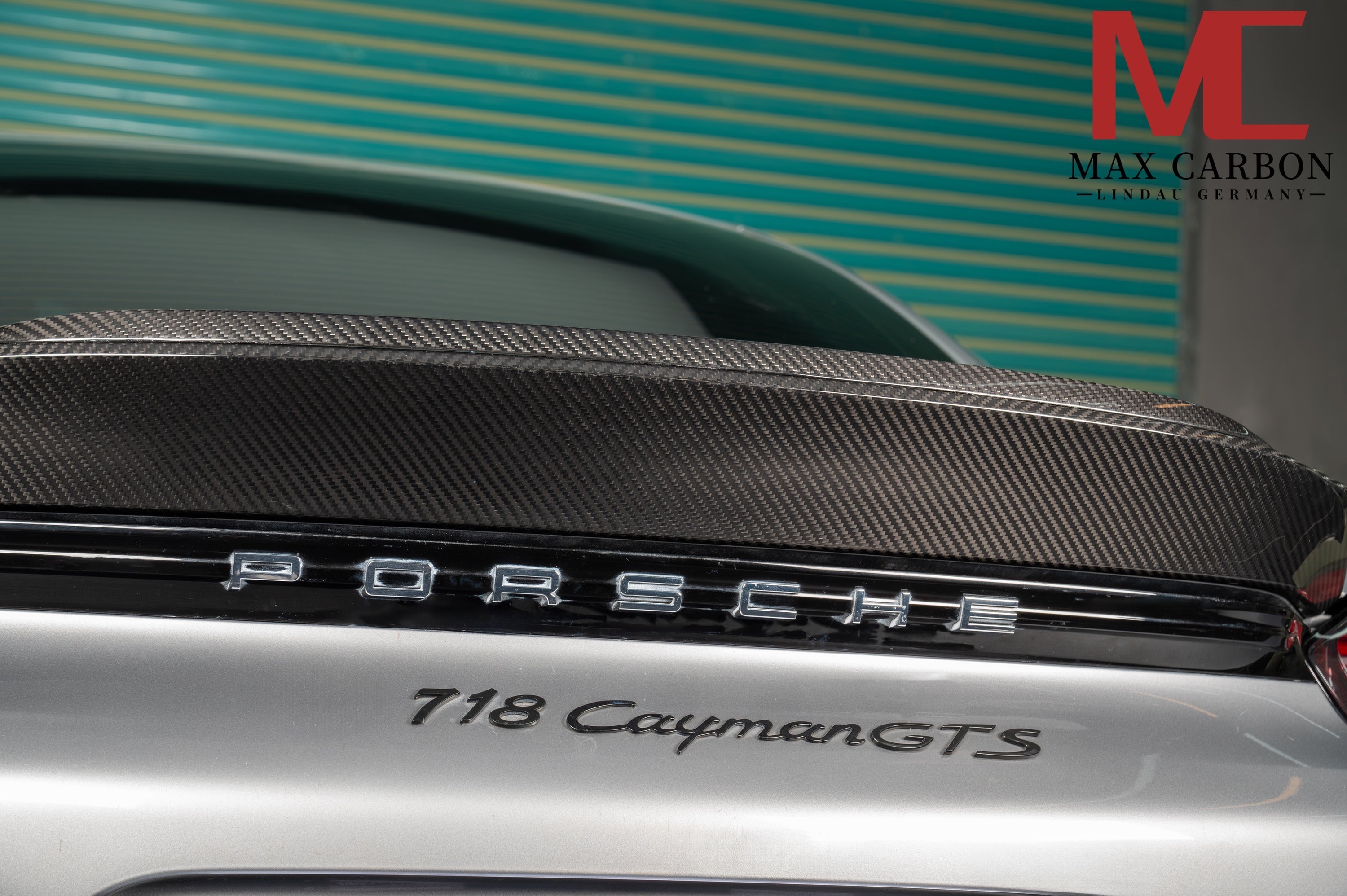 Dry-Carbon Heckspoiler „Ducktail“ passend für Porsche 718 Cayman & Boxster 982 – markanter Heckabriss