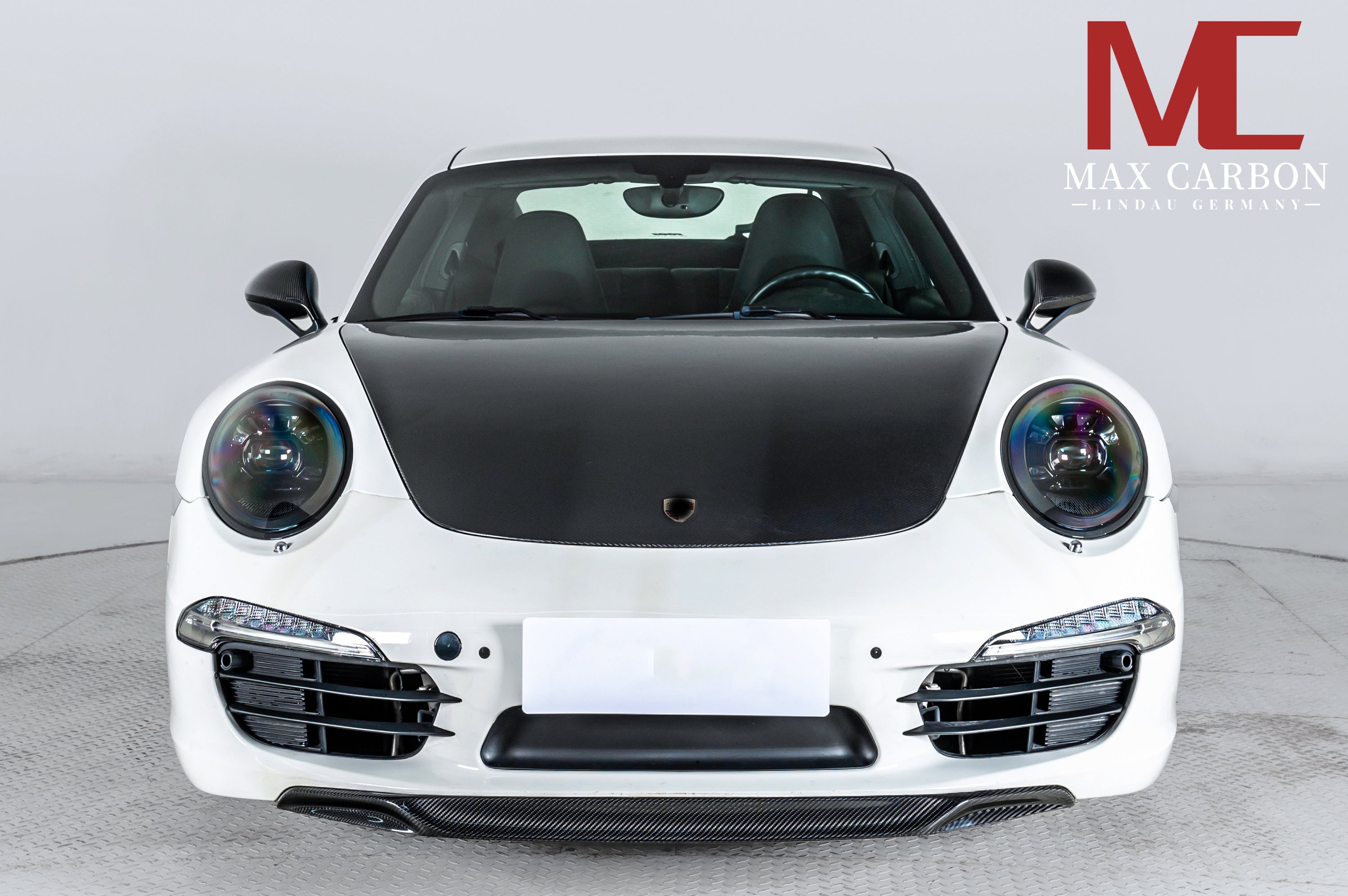 Carbon Frontlippe passend für Porsche 911 991.1 Carrera / S / 4 / 4S – schärfere Frontkante