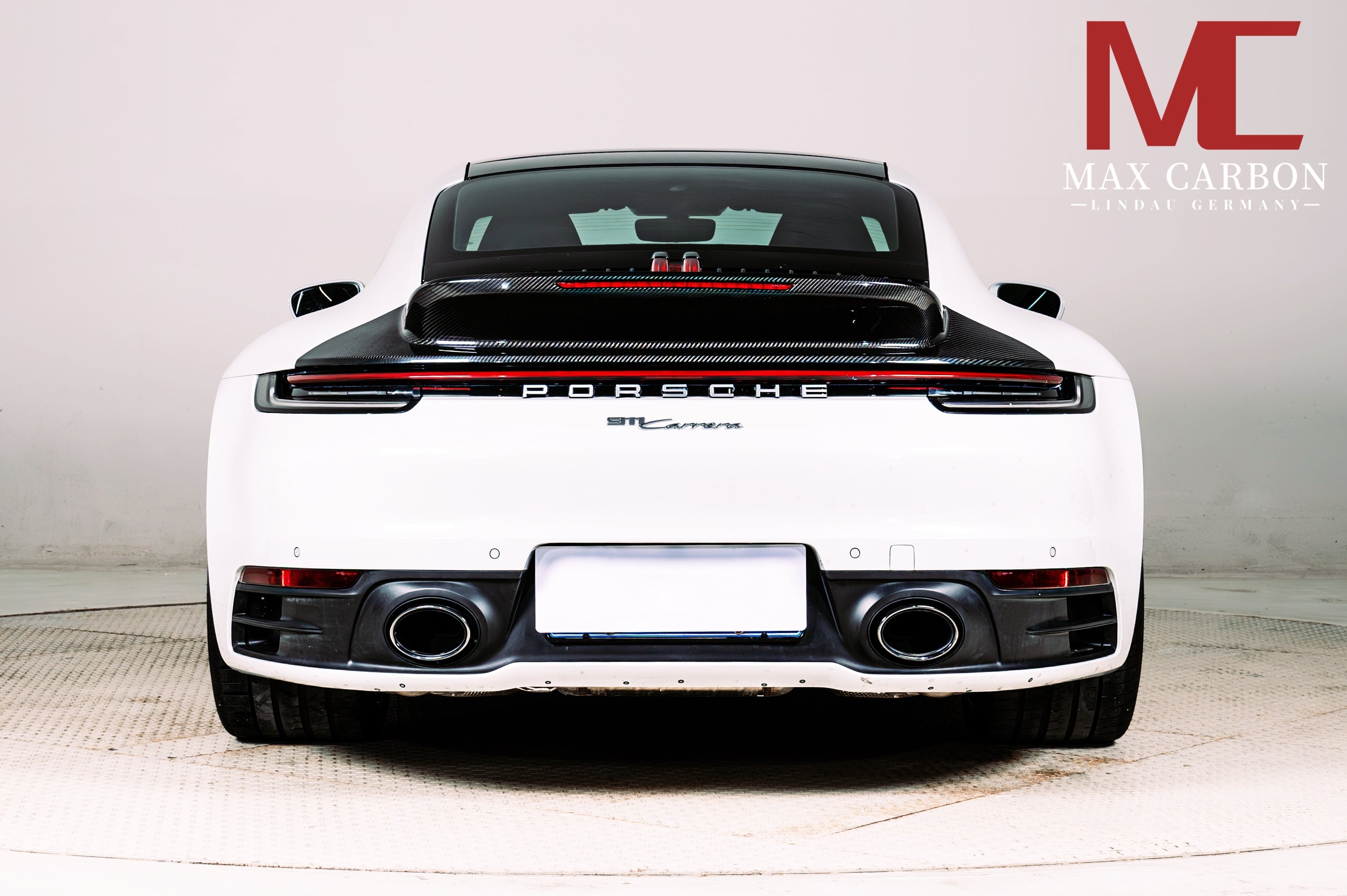 Dry-Carbon Heckspoiler „Sport Classic“ passend für Porsche 911 992.1 – inkl. Eintragung
