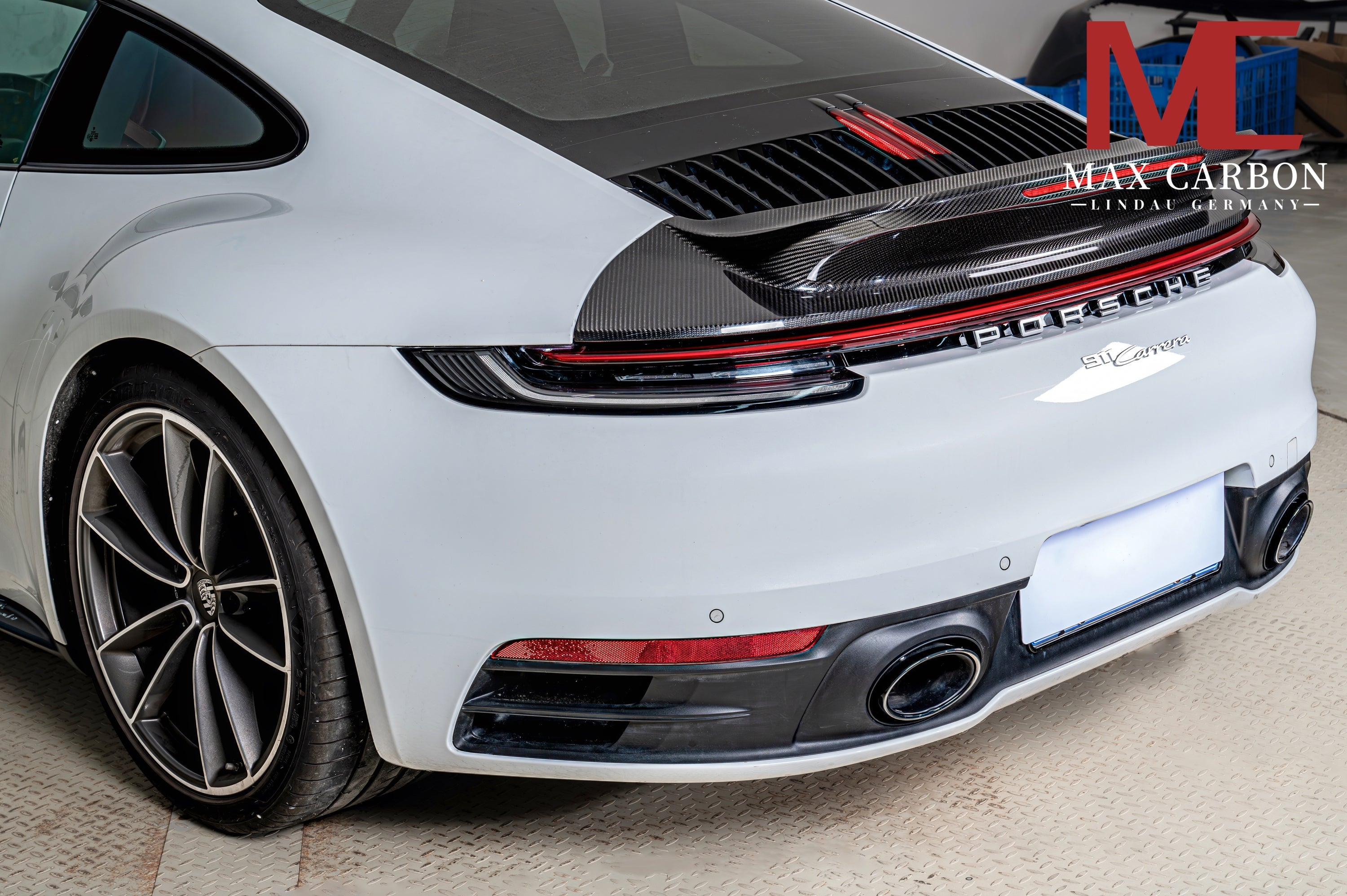 Dry-Carbon Heckspoiler „Sport Classic“ passend für Porsche 911 992.1 – inkl. Eintragung