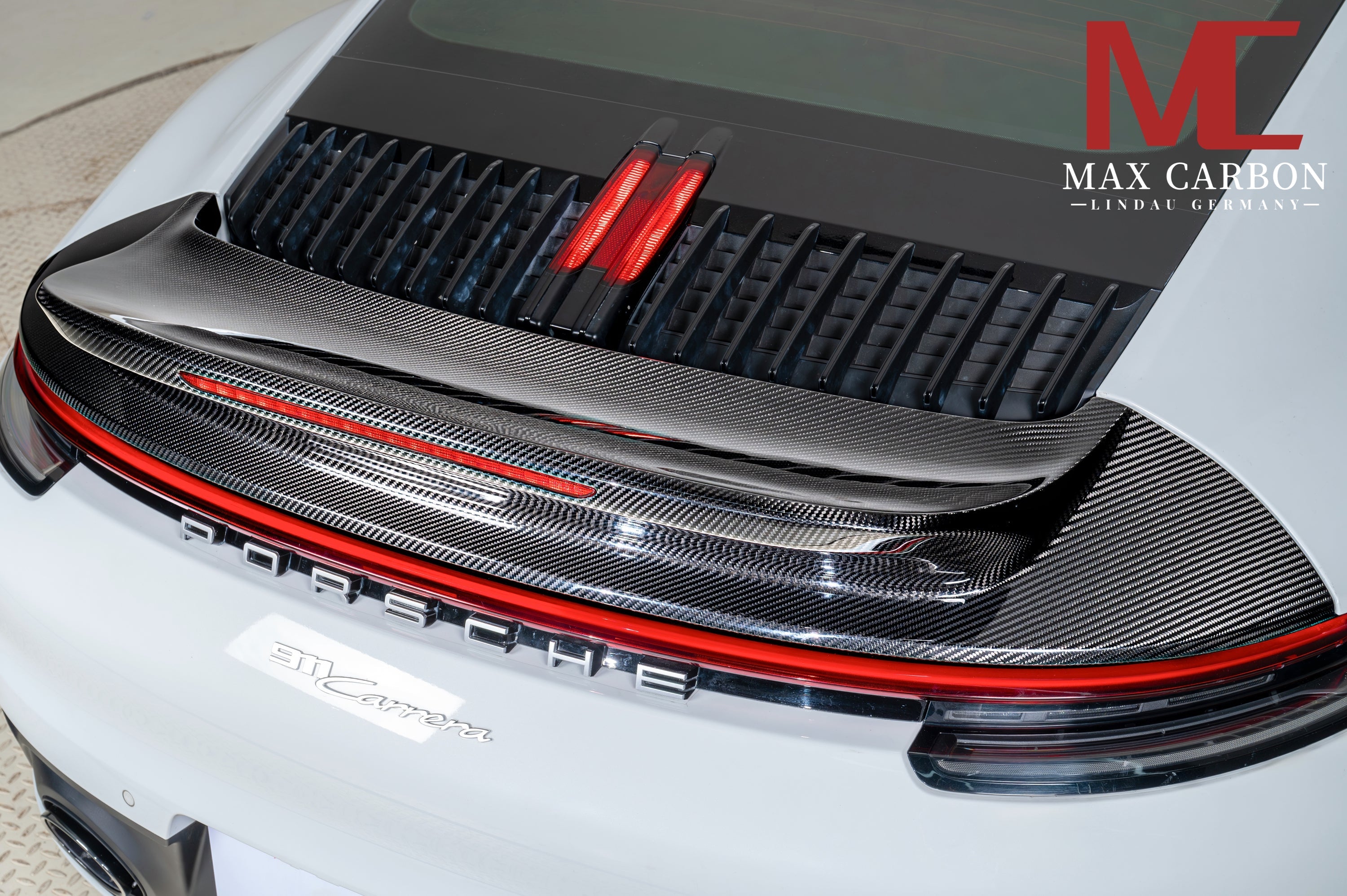 Dry-Carbon Heckspoiler „Sport Classic“ passend für Porsche 911 992.1 – inkl. Eintragung