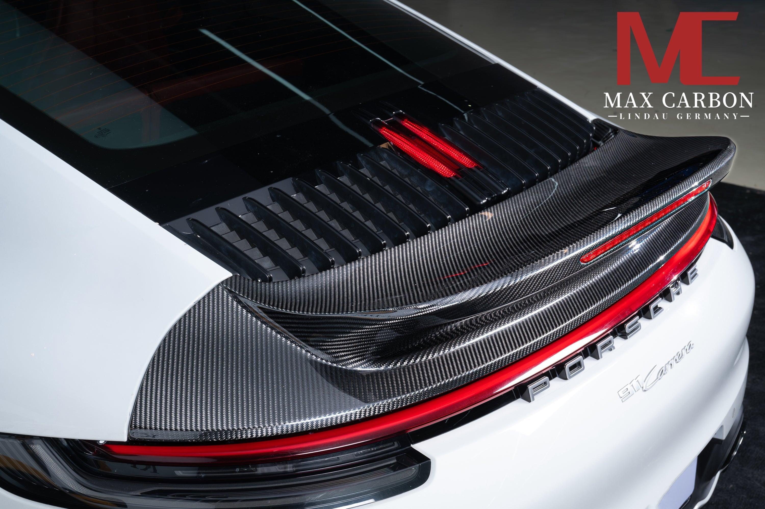 Dry-Carbon Heckspoiler „Sport Classic“ passend für Porsche 911 992.1 – inkl. Eintragung
