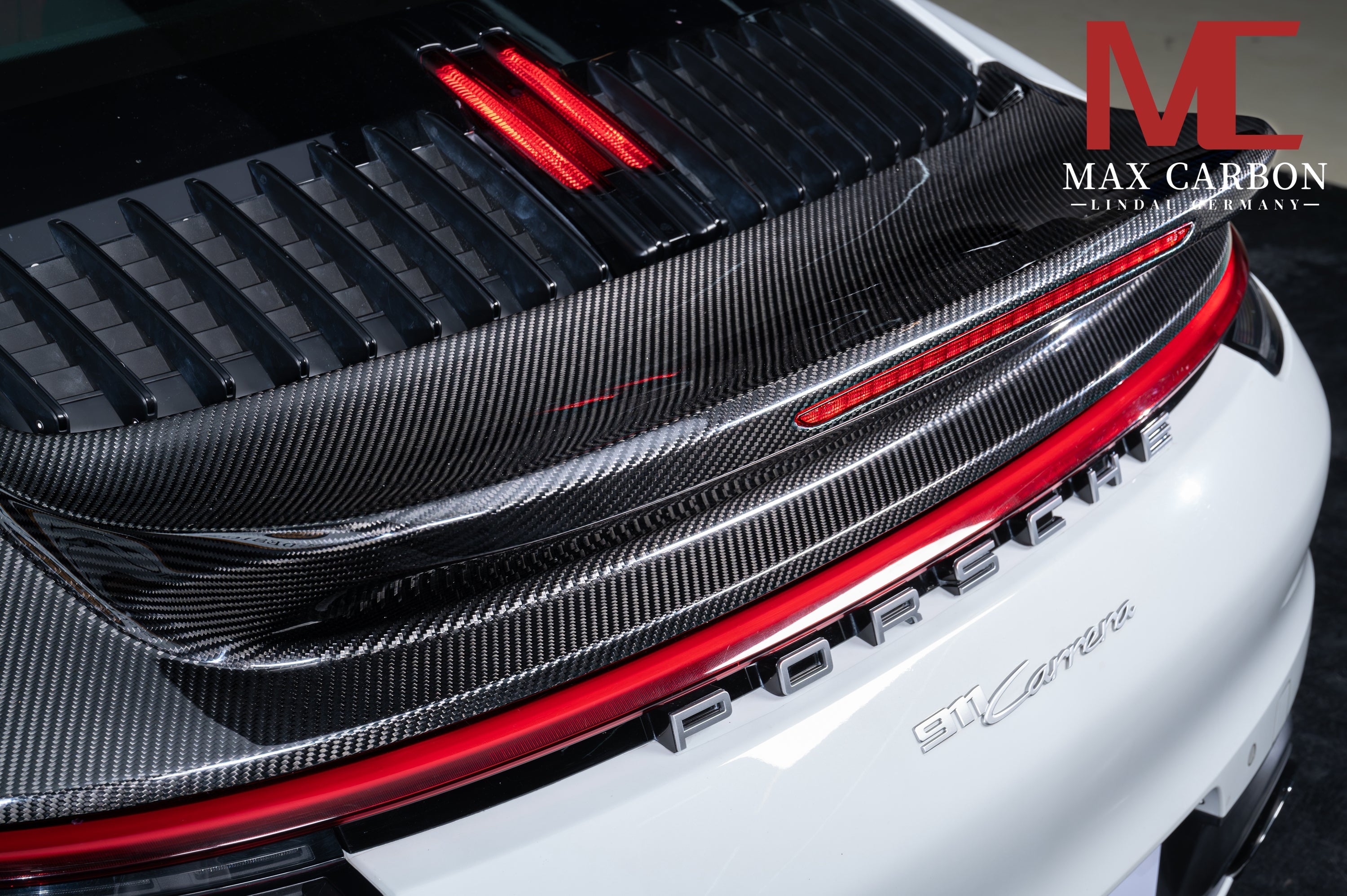 Dry-Carbon Heckspoiler „Sport Classic“ passend für Porsche 911 992.1 – inkl. Eintragung