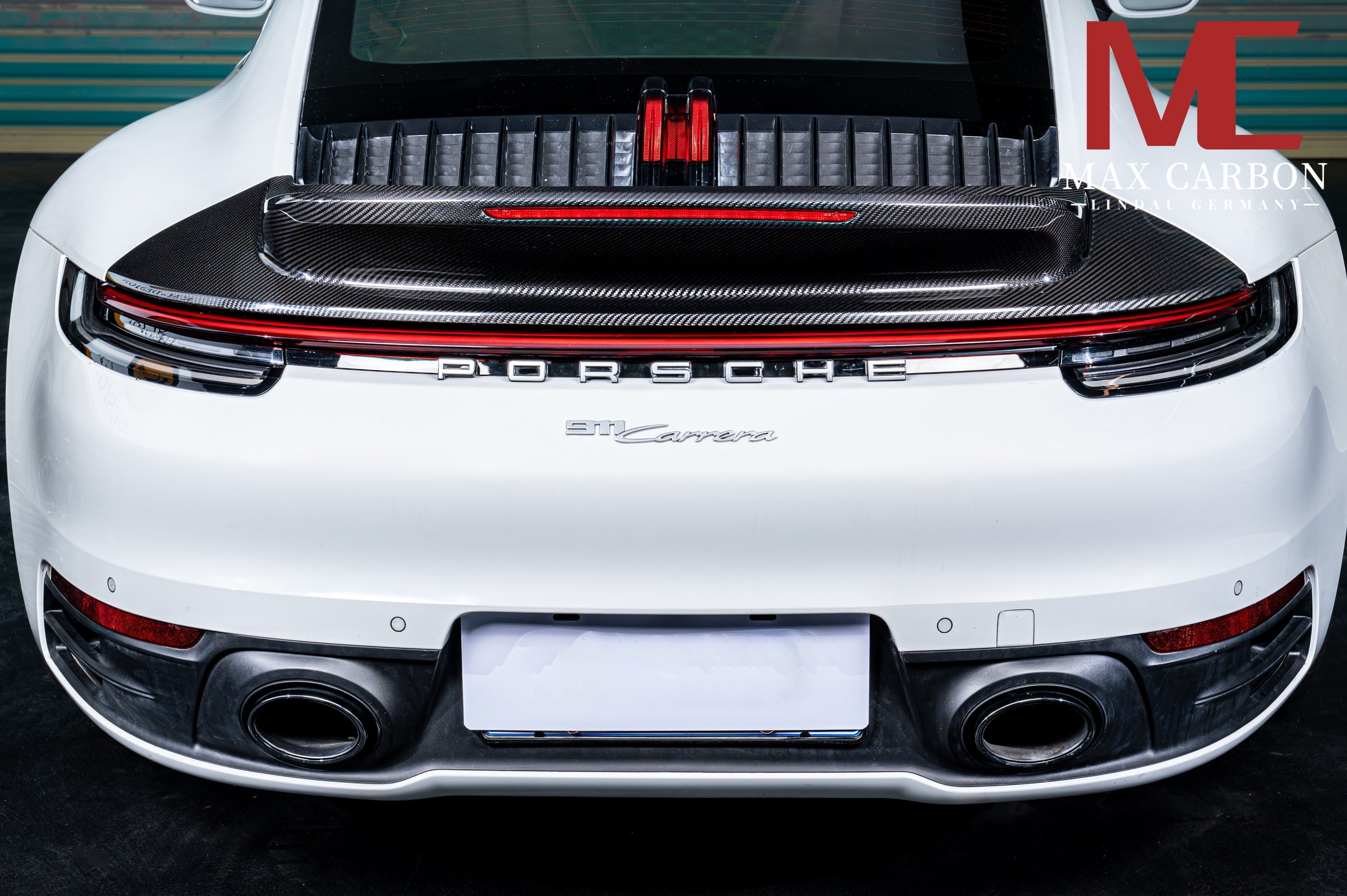 Dry-Carbon Heckspoiler „Sport Classic“ passend für Porsche 911 992.1 – inkl. Eintragung