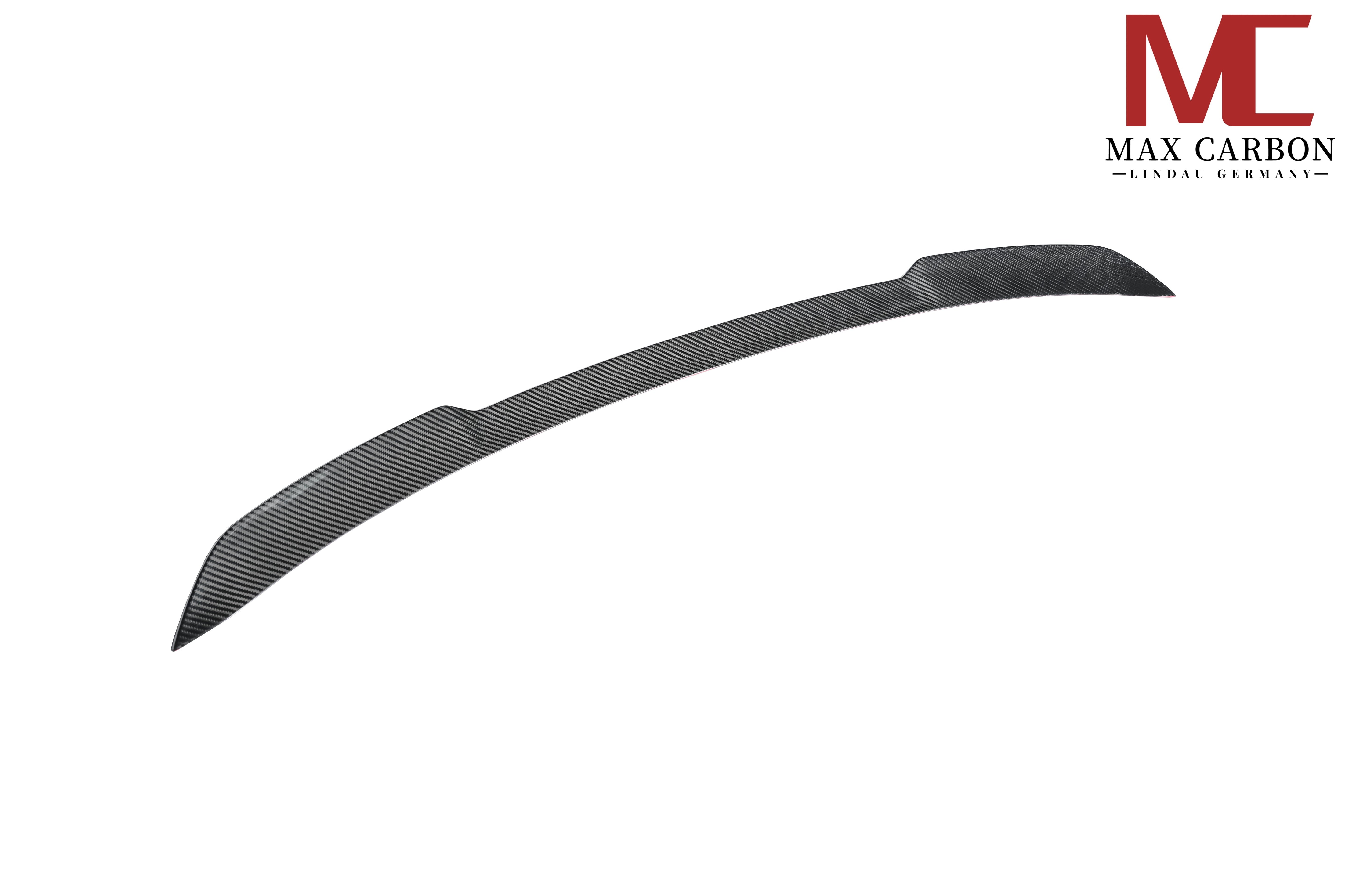 Dry-Carbon Heckspoiler passend für Porsche Cayenne Coupé Facelift (9YB.2) – echter Carbon-Abschluss