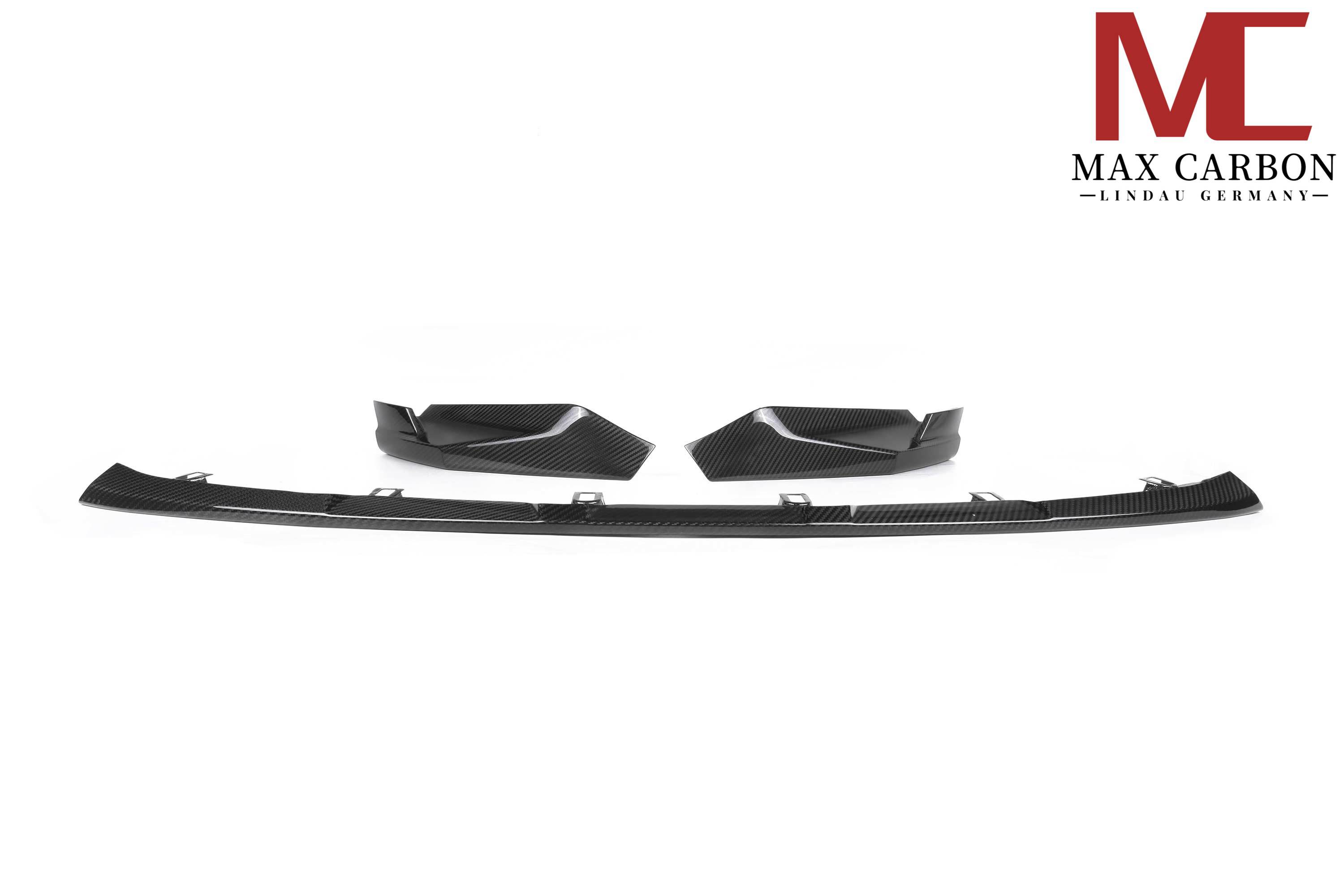 Carbon Frontlippe im Splitter-Style passend für BMW M3/M4 G80-G83 (TTG), Echtcarbon - Getsdowned
