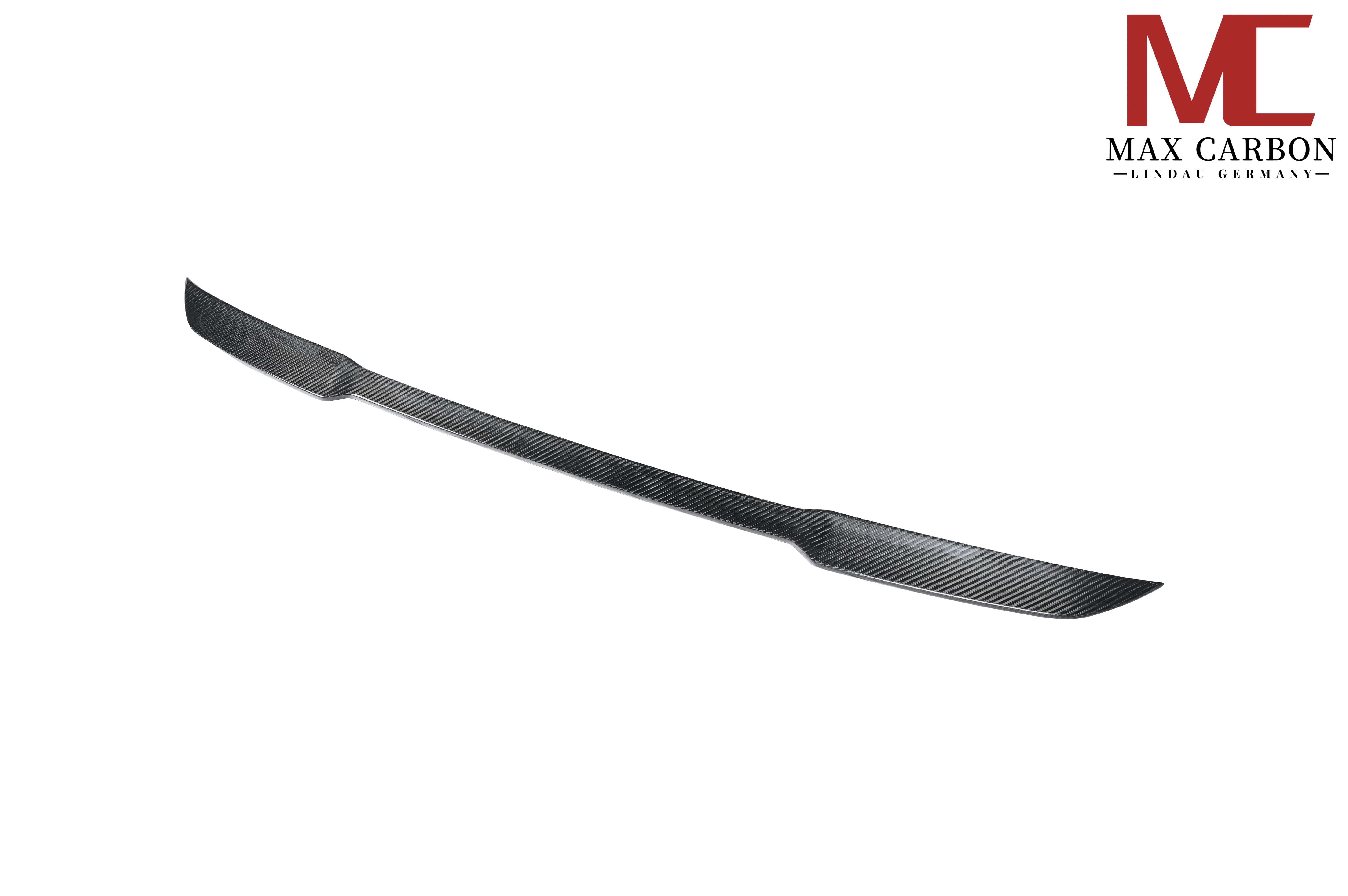 Dry-Carbon Heckspoiler passend für Porsche Cayenne Coupé Facelift (9YB.2) – echter Carbon-Abschluss