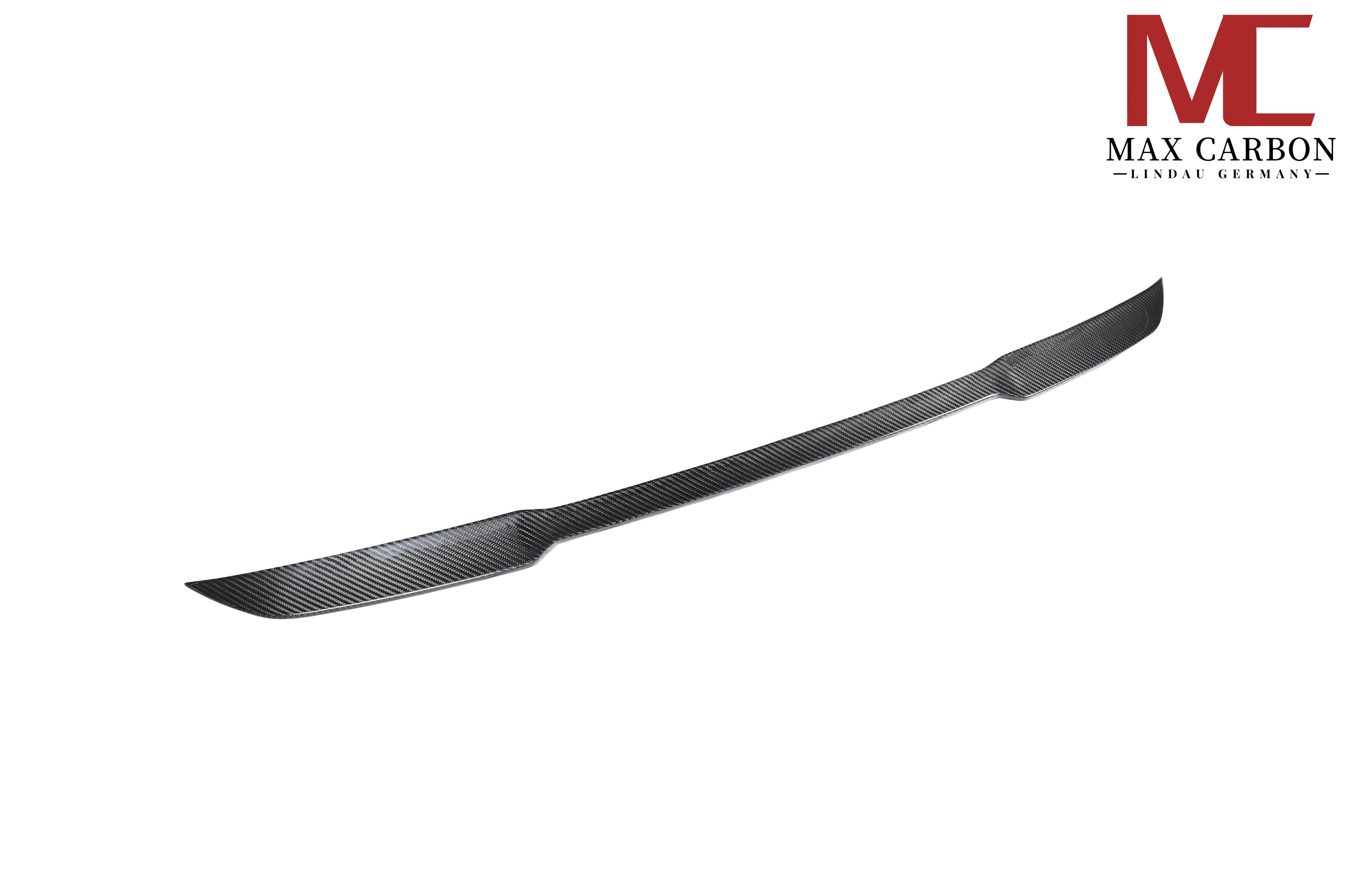 Dry-Carbon Heckspoiler passend für Porsche Cayenne Coupé Facelift (9YB.2) – echter Carbon-Abschluss