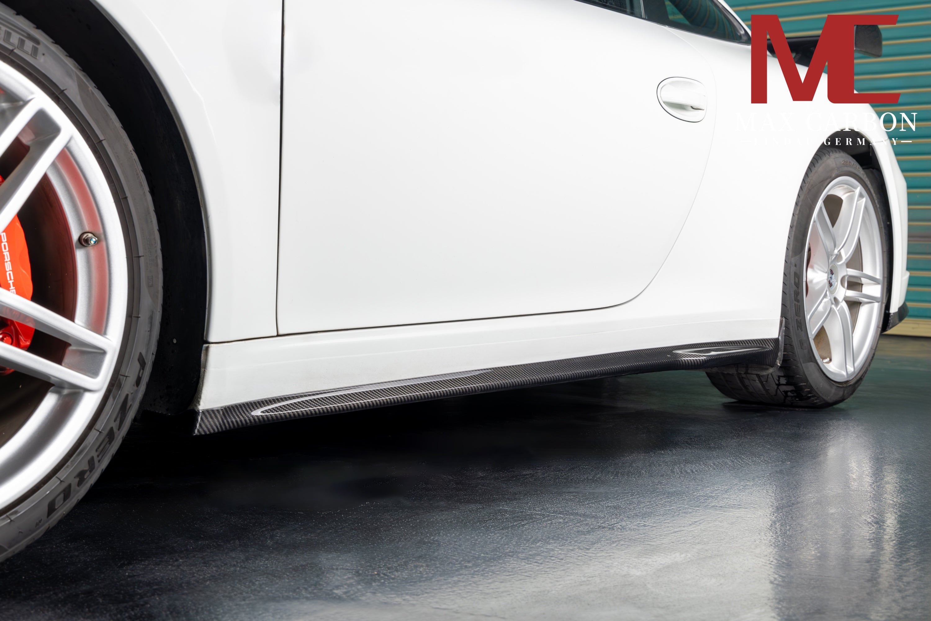 Carbon Seitenschweller passend für Porsche 911 991.1 & 991.2 – tiefere Seitenlinie