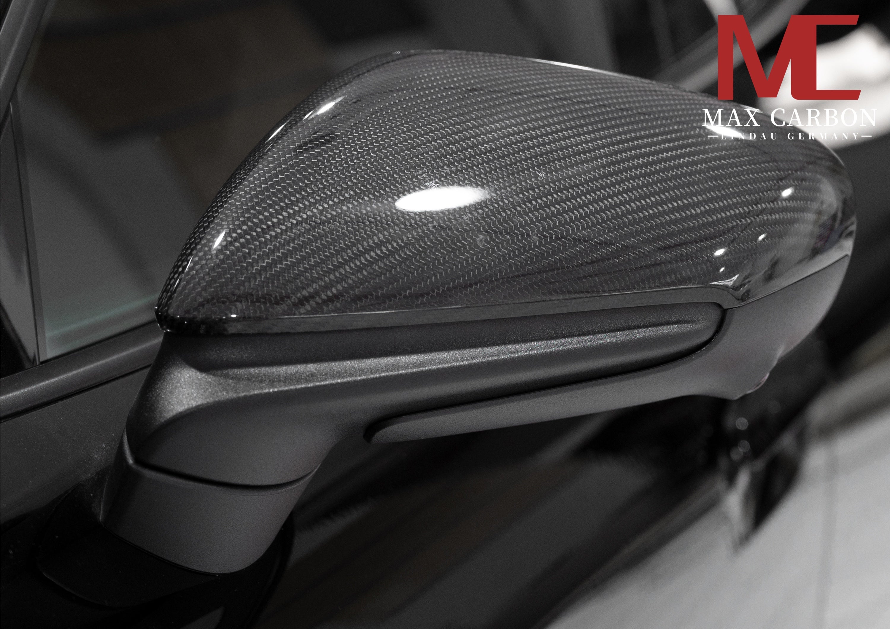 Dry-Carbon Spiegelkappen passend für Porsche 911 (992) & Taycan