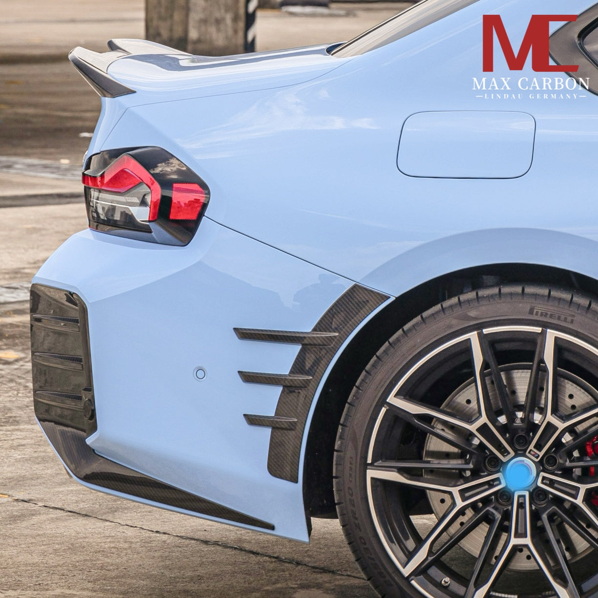 Dry Carbon Kotflügel Verbreiterung V1 Hinten für BMW M2 G87 inkl. LCI