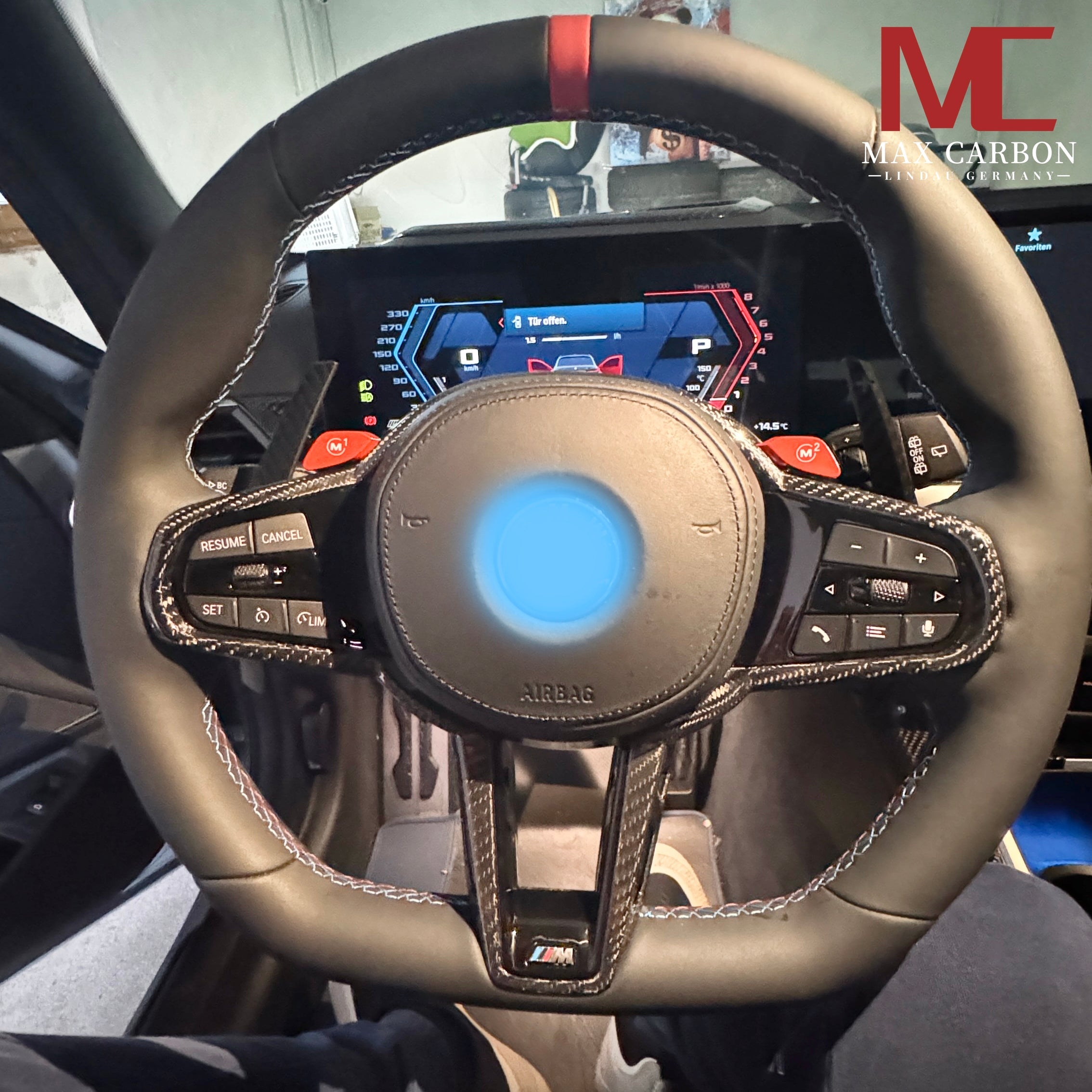 Dry Carbon Lederlenkrad für BMW M2 G87 / M3 G80 G81 / M4 G82 G83