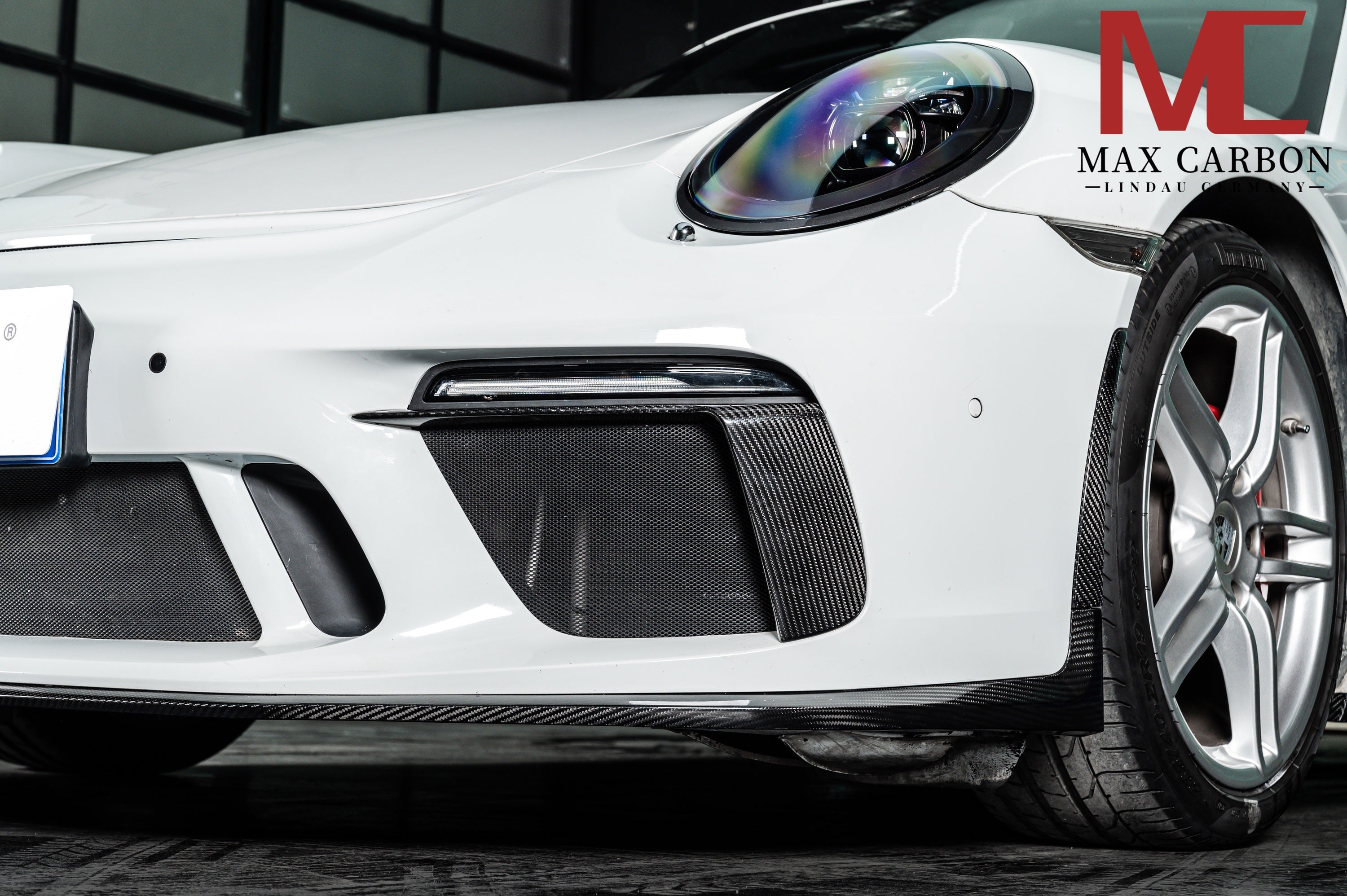Dry-Carbon Frontlippe passend für Porsche 911 991.2 GT3 – schärfere Frontkante