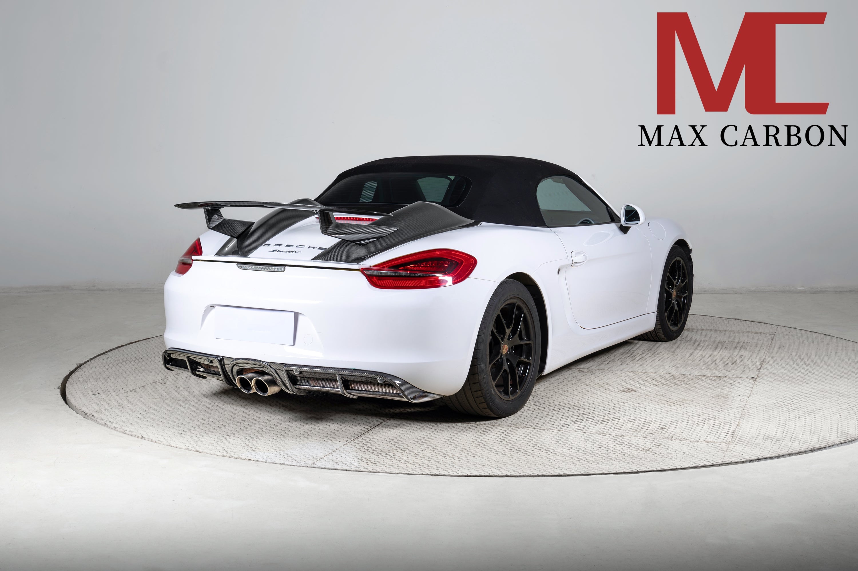 Dry-Carbon Heckflügel passend für Porsche Boxster 981 & 982 – Track-Statement am Heck
