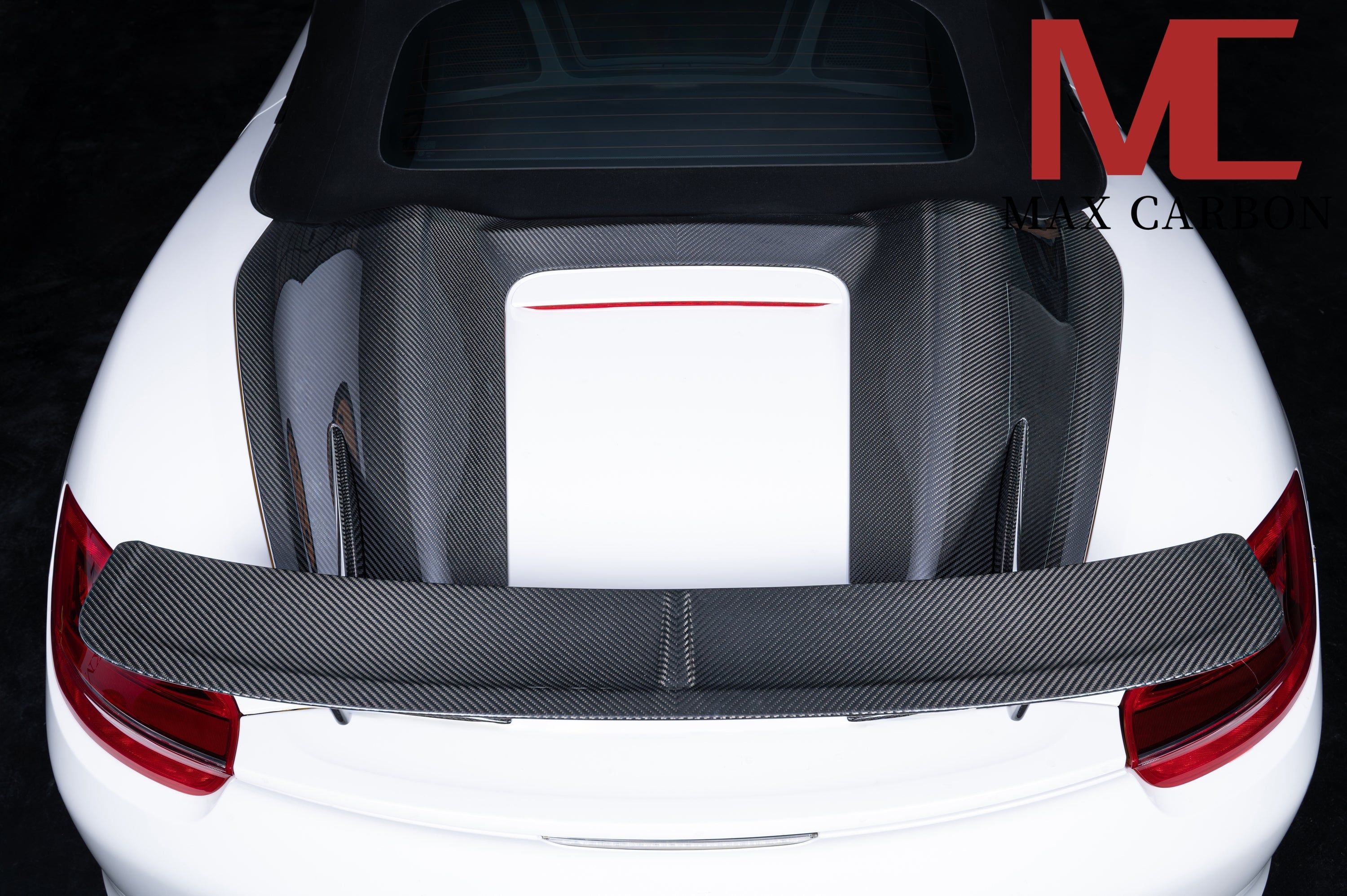 Dry-Carbon Heckflügel passend für Porsche Boxster 981 & 982 – Track-Statement am Heck