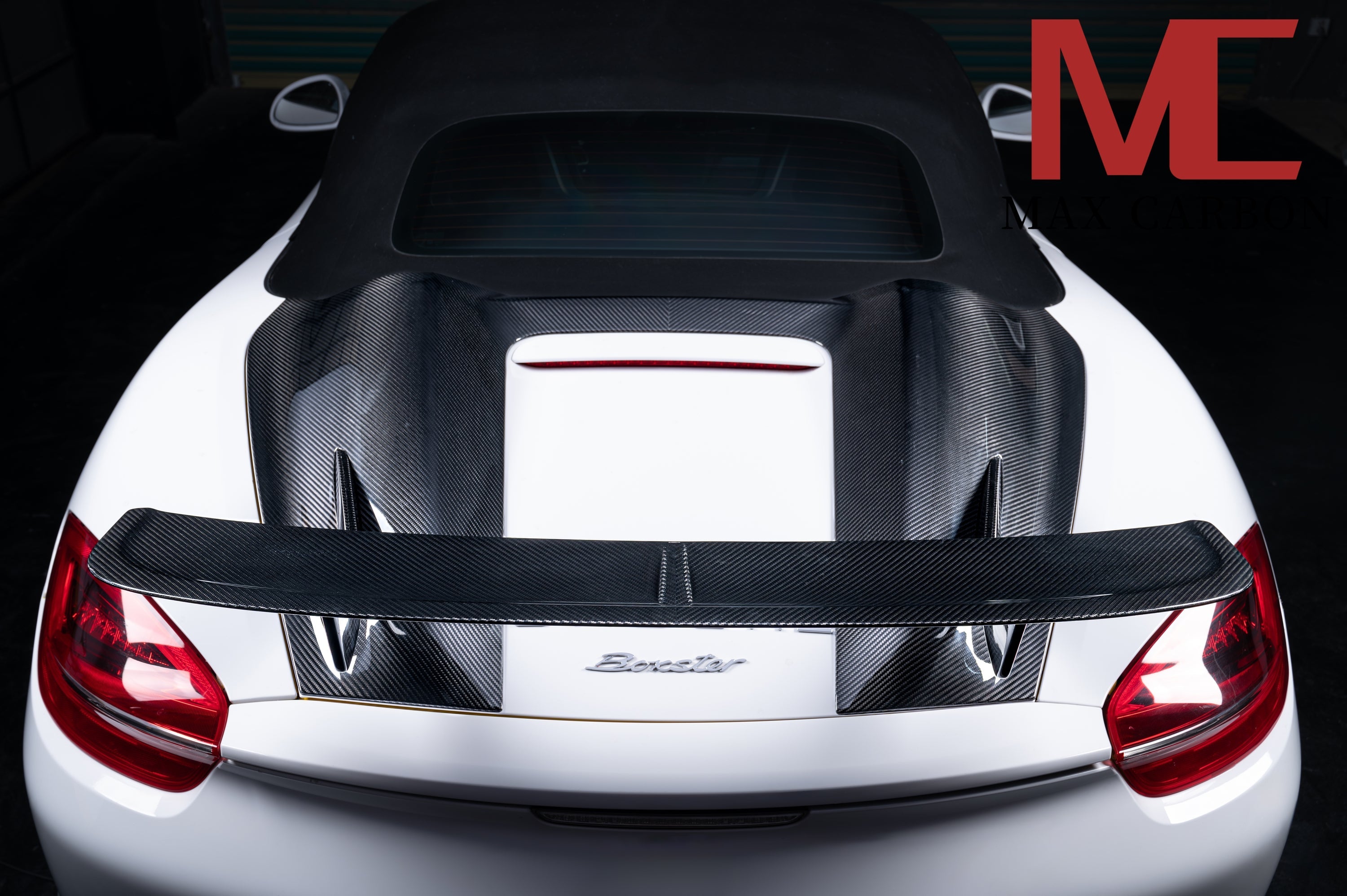 Dry-Carbon Heckflügel passend für Porsche Boxster 981 & 982 – Track-Statement am Heck