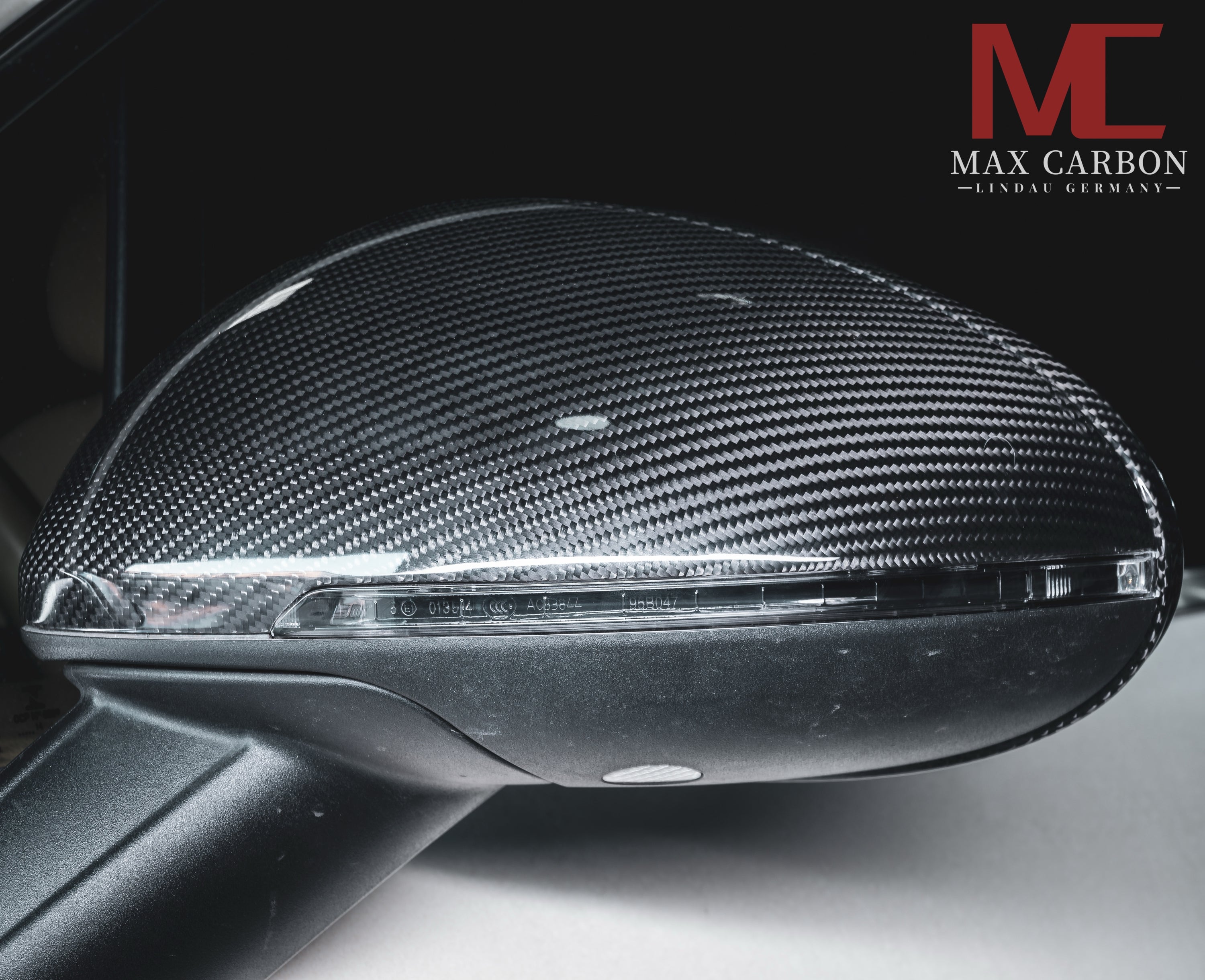 Dry-Carbon Spiegelkappen passend für Porsche Macan 95B – nur ca. 290 g