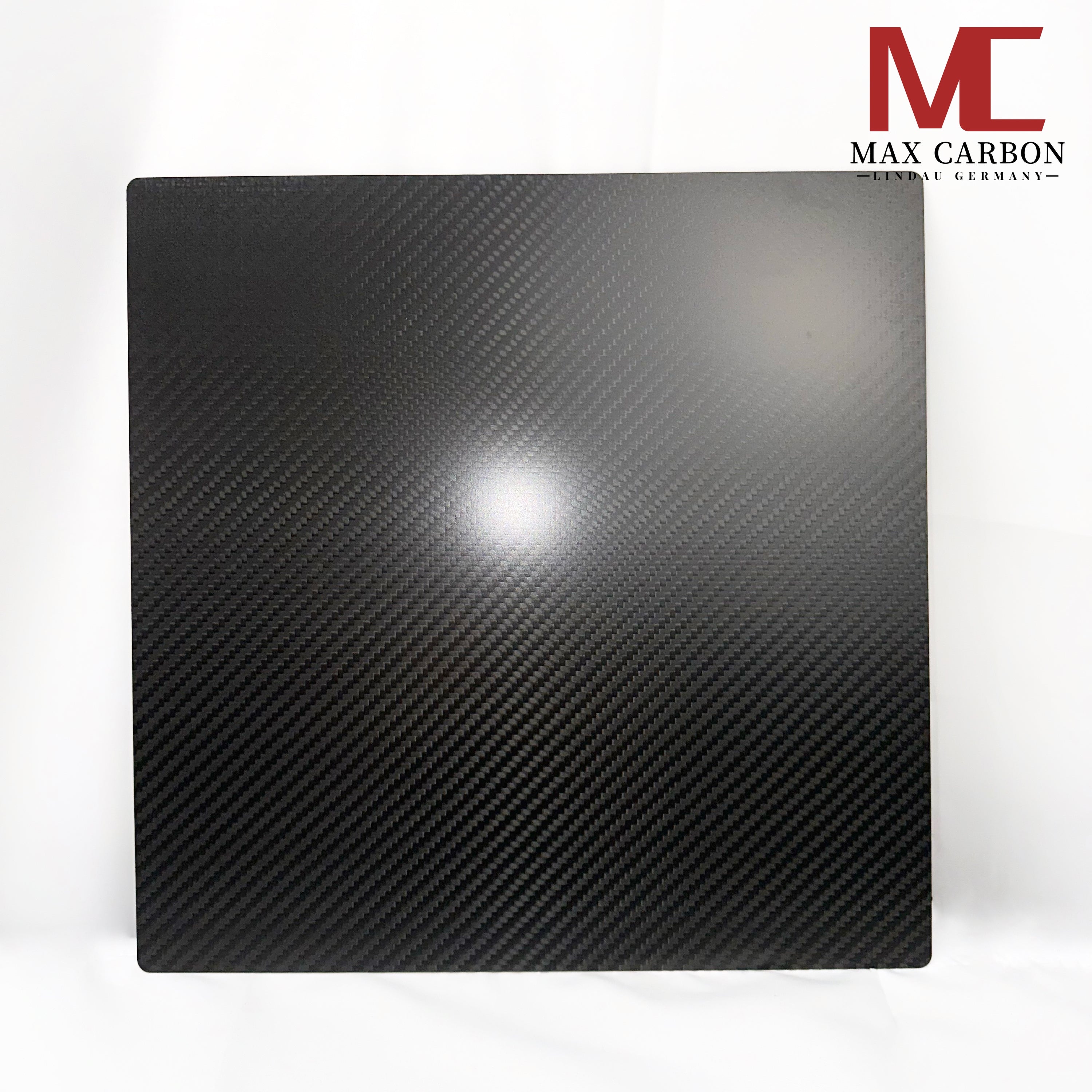 Dry-Carbon Platte 1 mm – 30 x 30 cm Sichtcarbon