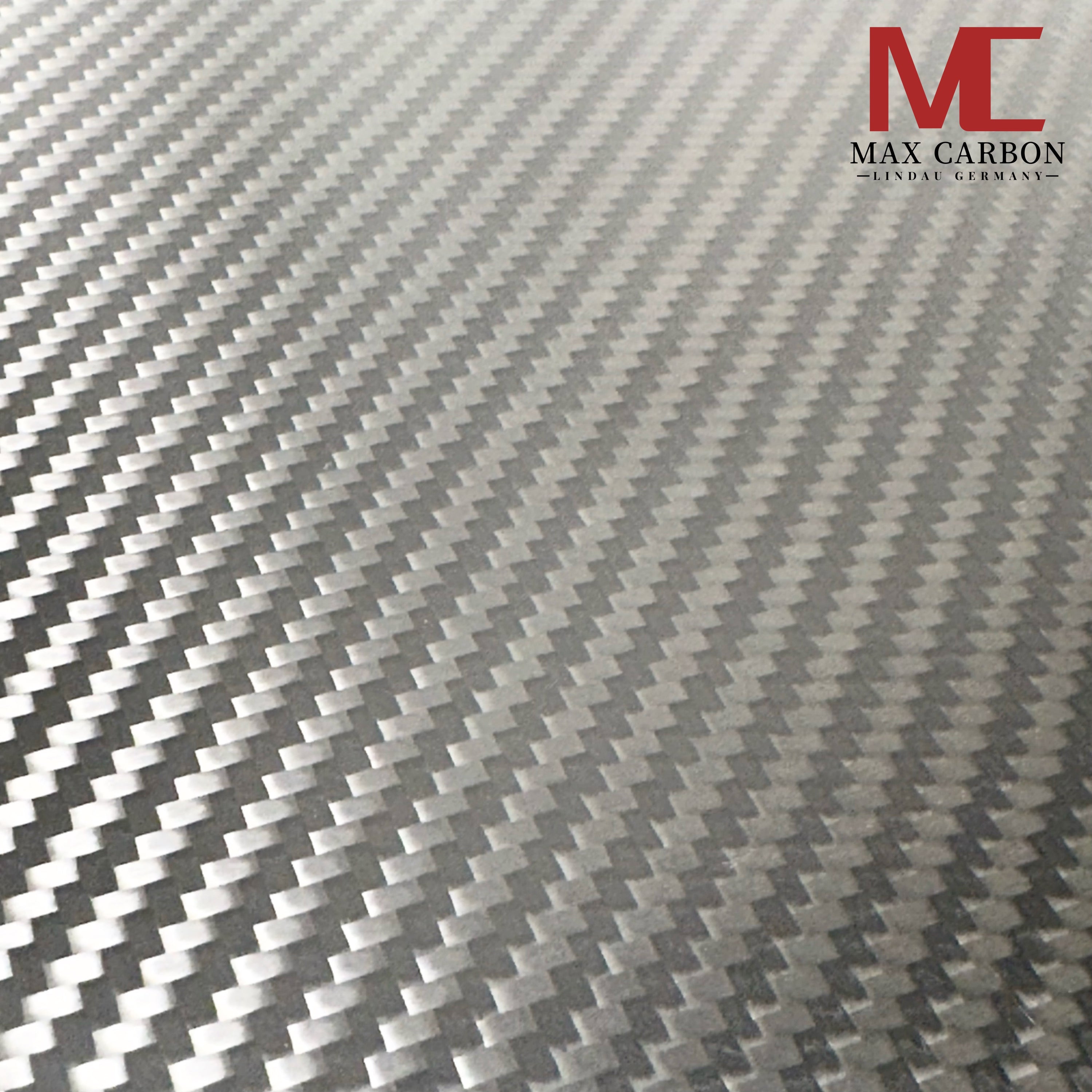 Dry-Carbon Platte 1 mm – 30 x 30 cm Sichtcarbon