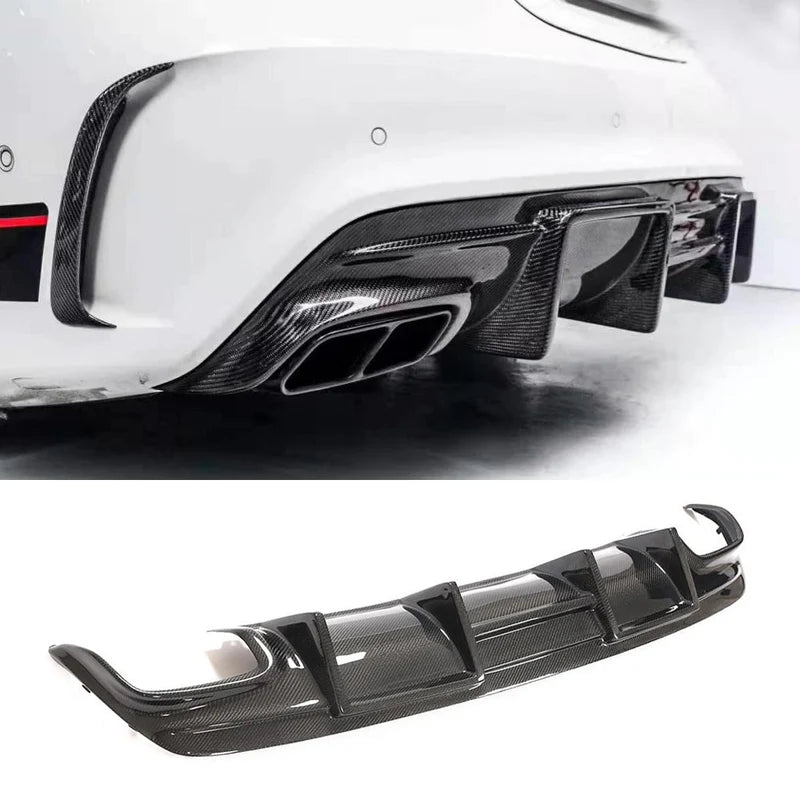 Carbon Fiber Heckdiffusor passend für Mercedes Benz CLA45 W117