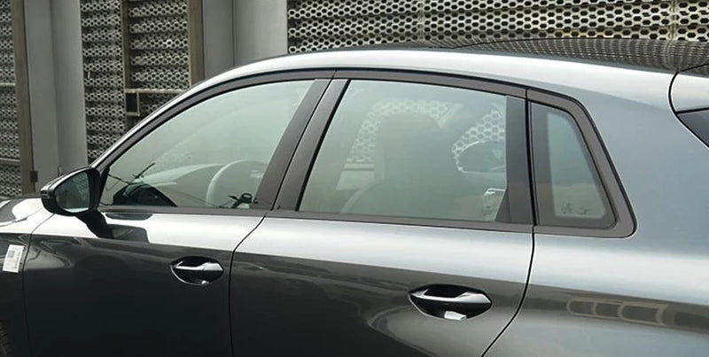 Schwarze Fensterverkleidung passend für Audi A3 Sportback