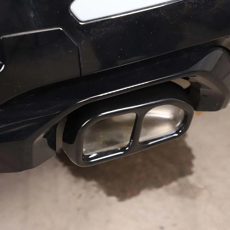 Edelstahl Auspuffabdeckung passend für BMW X3 G01 X4 G02