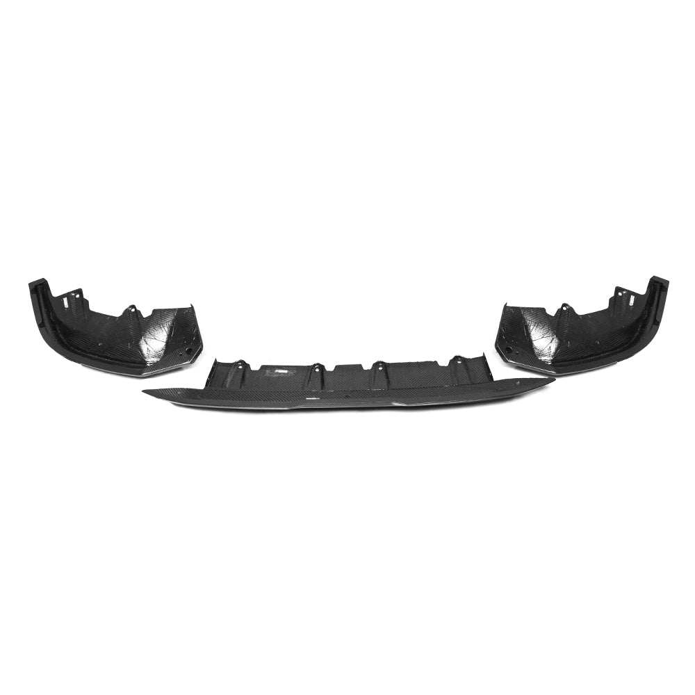 Dry-Carbon Frontlippe SQ-Style passend für BMW 5er G60 G61 (M-Paket) – schärfere Front in echtem Carbon
