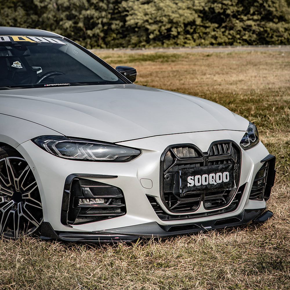 Dry Carbon Lufteinlass Spoiler für BMW 4er G22 G23