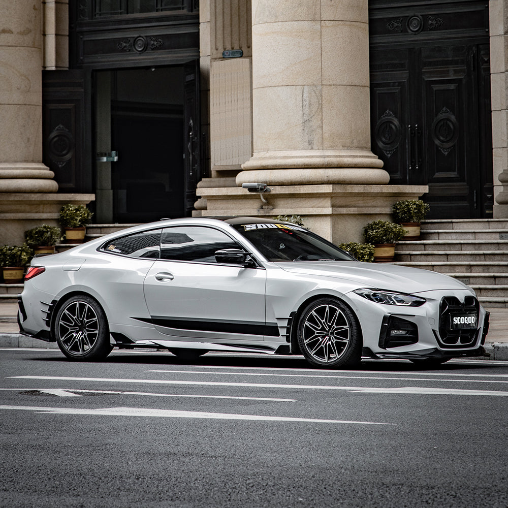 Dry Carbon Kotflügelverbreiterung Front für BMW 4er G22 G23