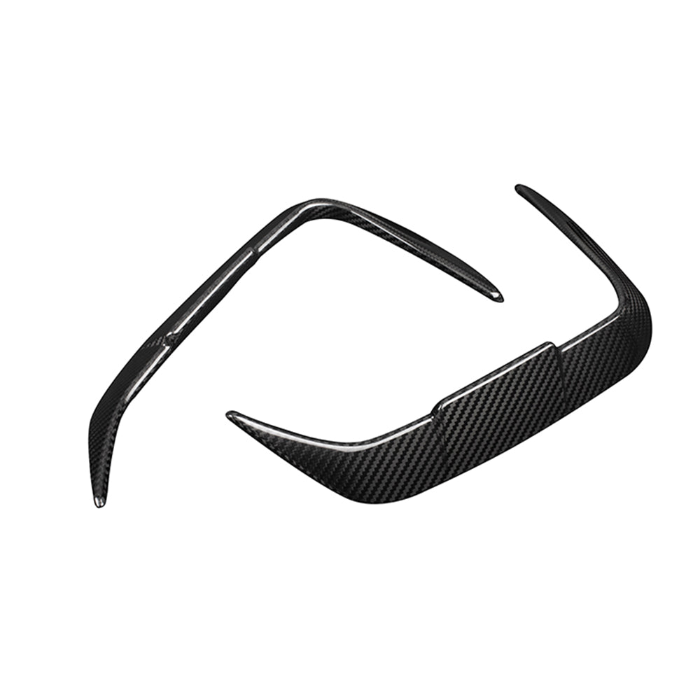 Dry-Carbon Heck-Lufteinlässe SQ-Style passend für BMW X3 G01 LCI & X4 G02 LCI – markantes Heckdetail in echtem Carbon