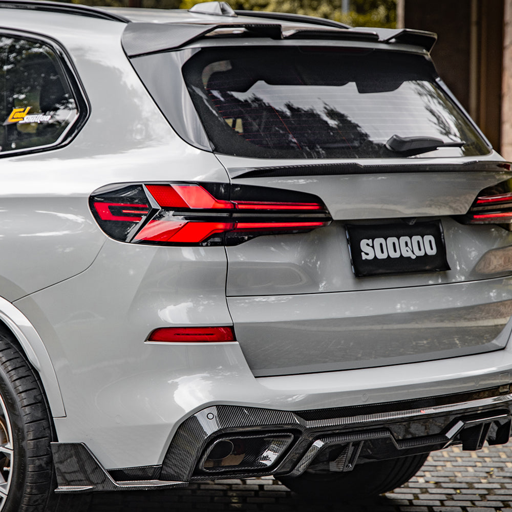 Dry-Carbon Heckdiffusor SQ-Style passend für BMW X5 G05 – Heck mit Präsenz