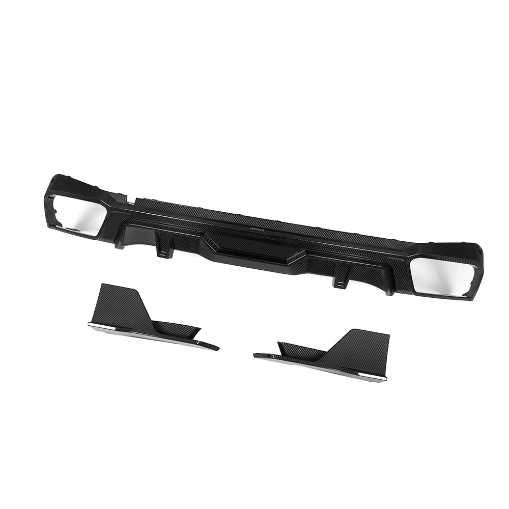 Dry-Carbon Heckdiffusor SQ-Style passend für BMW X5 G05 – Heck mit Präsenz