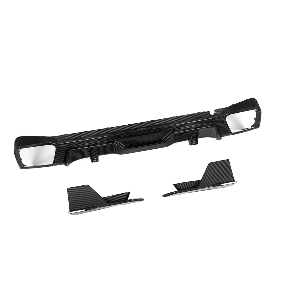 Dry-Carbon Heckdiffusor SQ-Style passend für BMW X5 G05 – Heck mit Präsenz