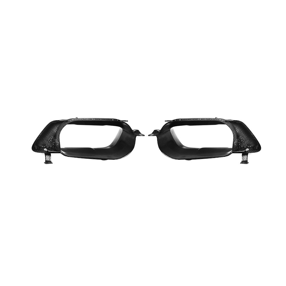 Dry-Carbon Endrohrblenden SQ-Style passend für BMW X5 G05 – markante Heck-Optik
