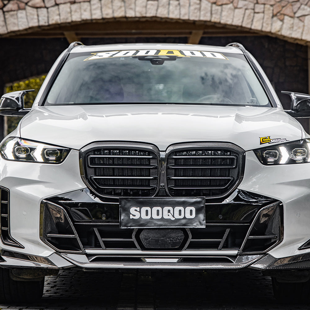 Dry-Carbon Frontlippe SQ-Style passend für BMW X5 G05 LCI – markante Front-Optik
